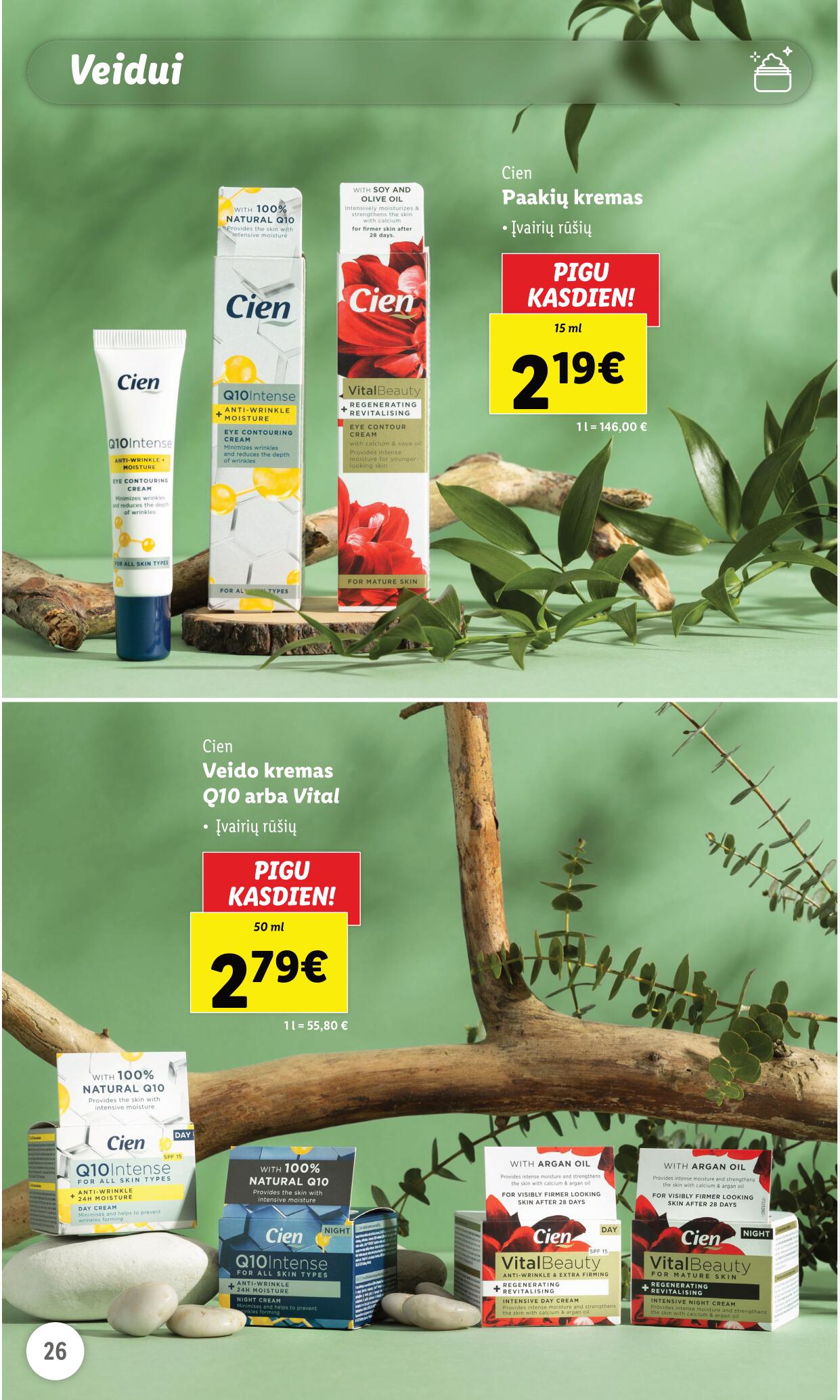 LIDL prekių katalogas "Grožio festivalis" galioja nuo 2023.05.01