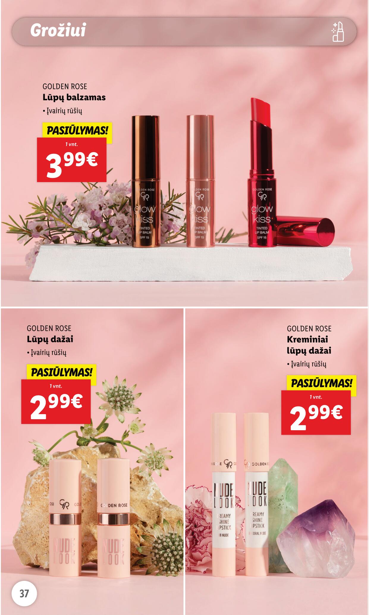 LIDL prekių katalogas "Grožio festivalis" galioja nuo 2023.05.01