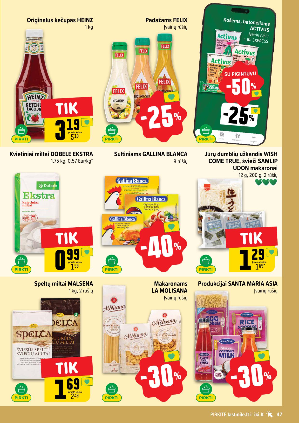 Naujausias IKI kaininis katalogas 2026.09.07 - 2026.09.13