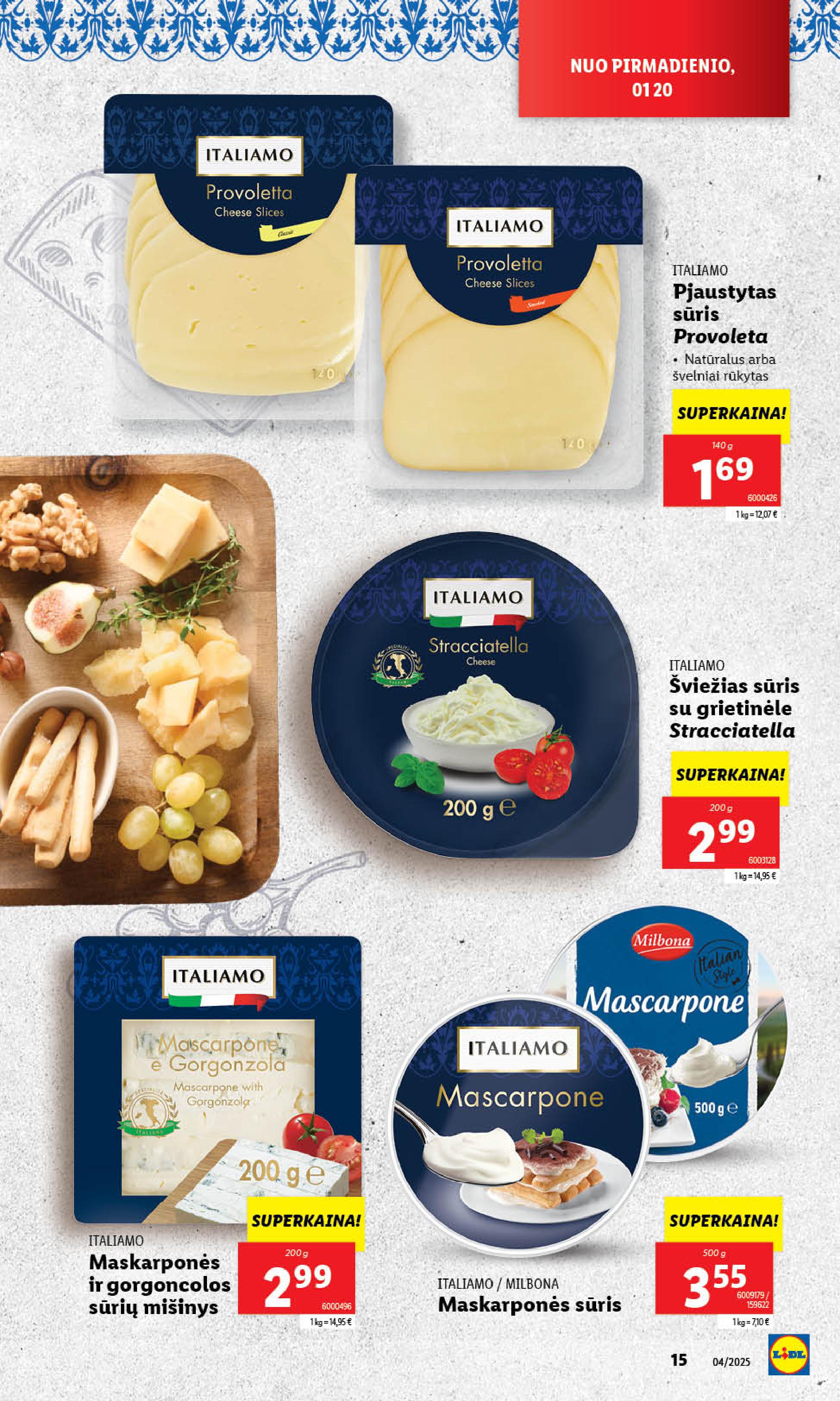 Naujausias LIDL kaininis katalogas 2025.01.20 - 2025.01.26