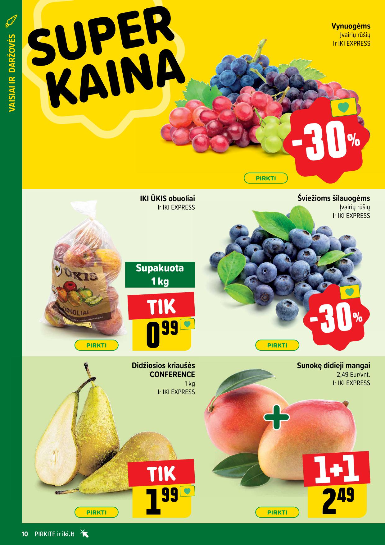 Naujausias IKI kaininis katalogas 2025.02.24 - 2025.03.02