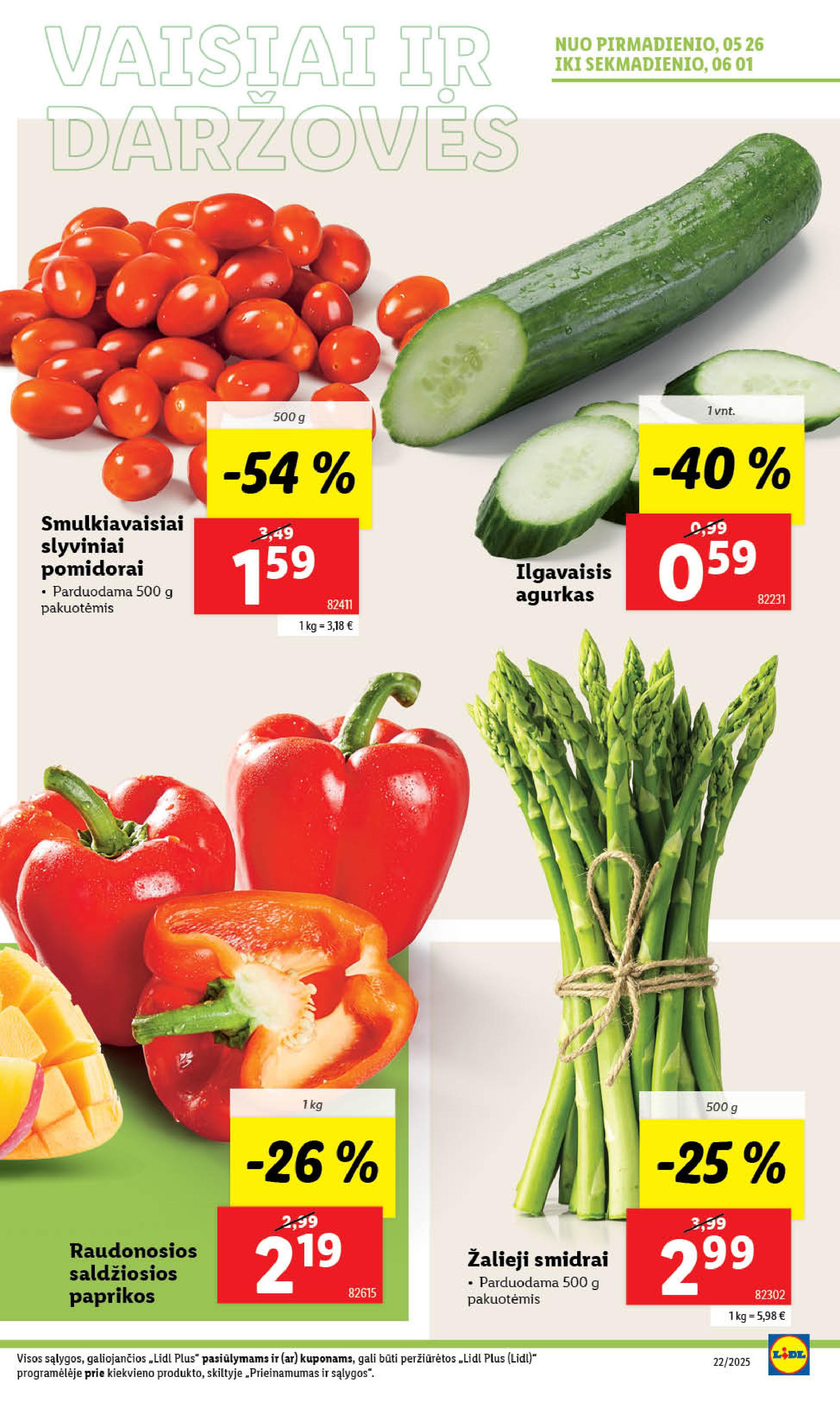 Naujausias LIDL kaininis katalogas 2025.05.26 - 2025.06.01