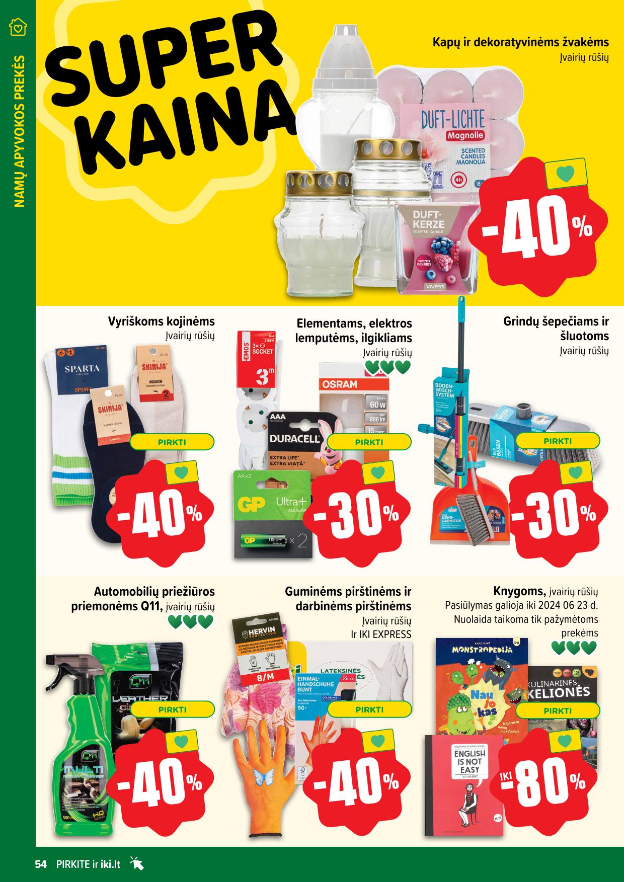 Naujausias IKI kaininis katalogas 2024.05.27 - 2024.06.02