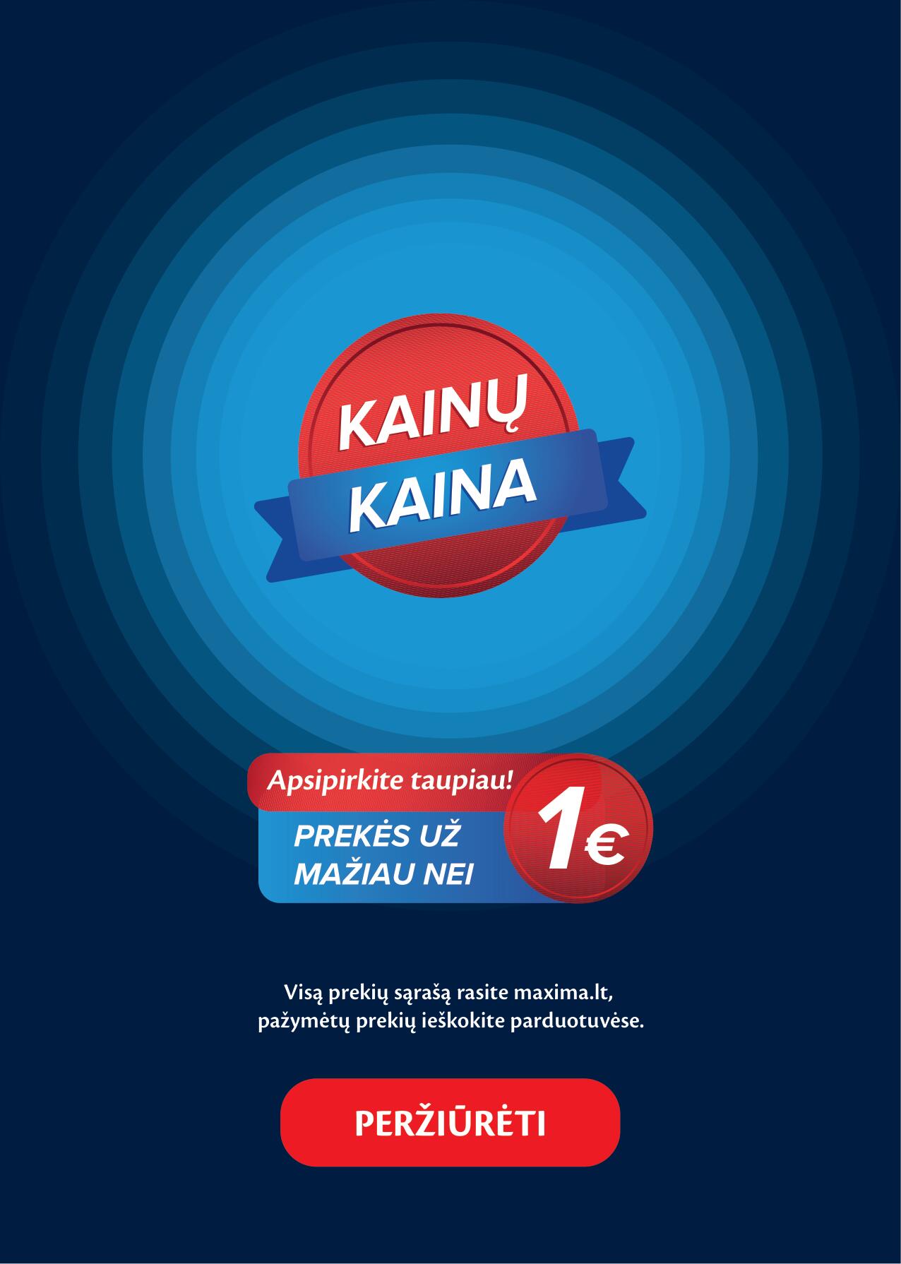 Naujausias MAXIMA kaininis katalogas 2023.01.17 - 2023.01.23