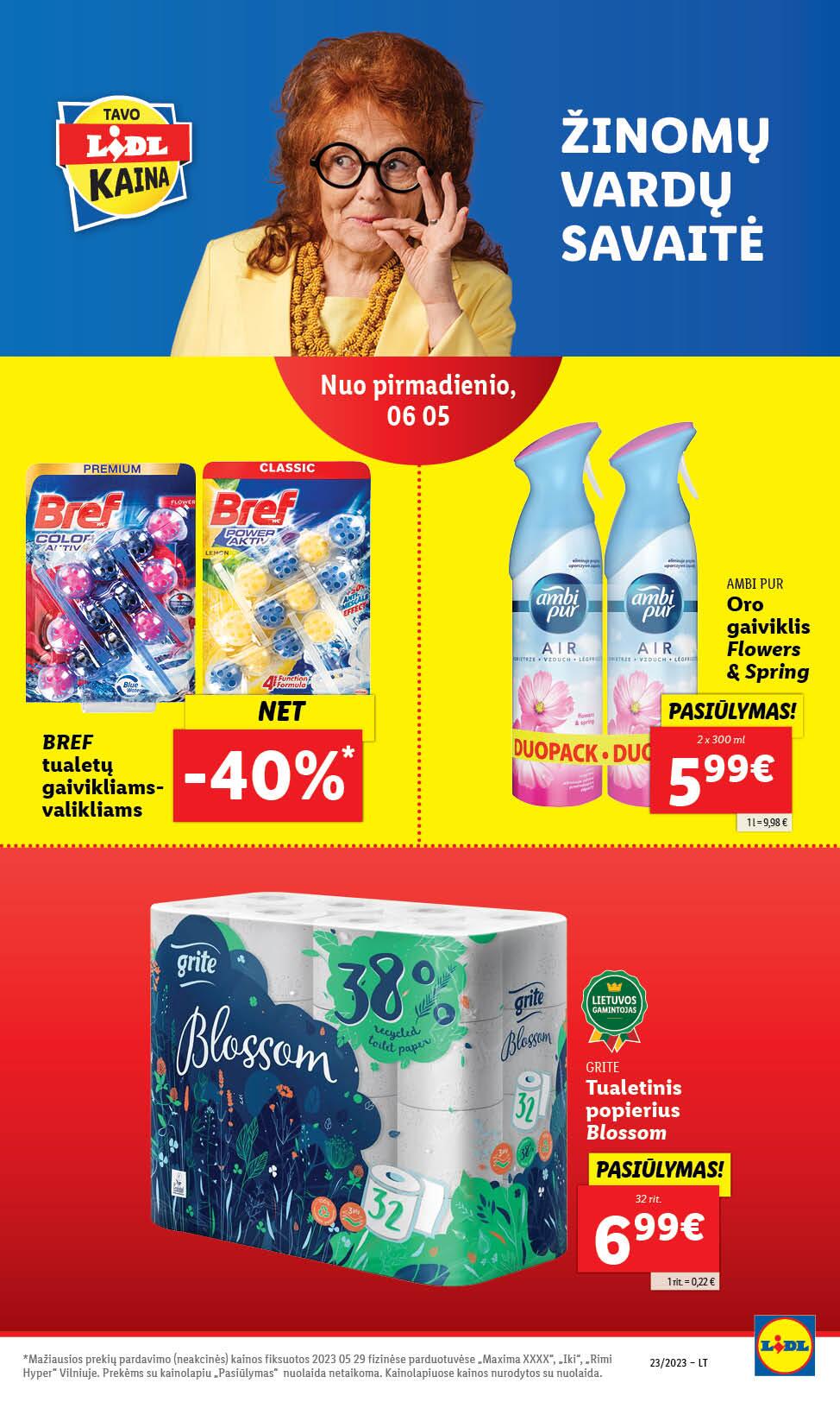 Naujausias LIDL kaininis katalogas 2023.06.05 - 2023.06.11