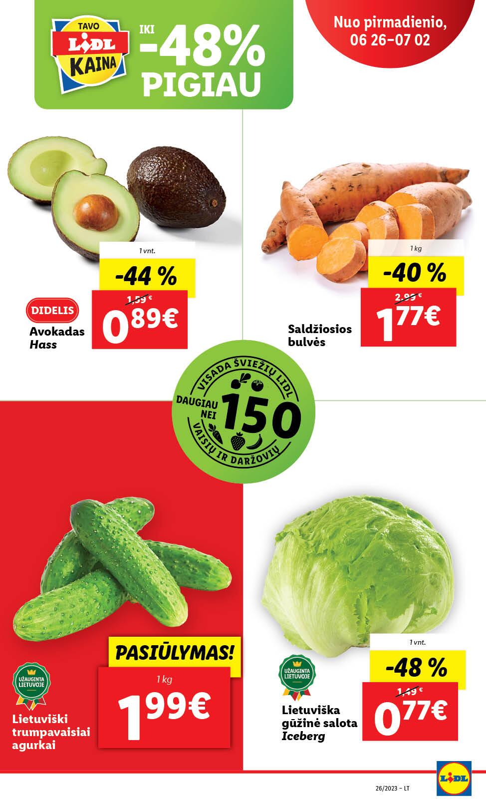 Naujausias LIDL kaininis katalogas 2023.06.26 - 2023.07.02
