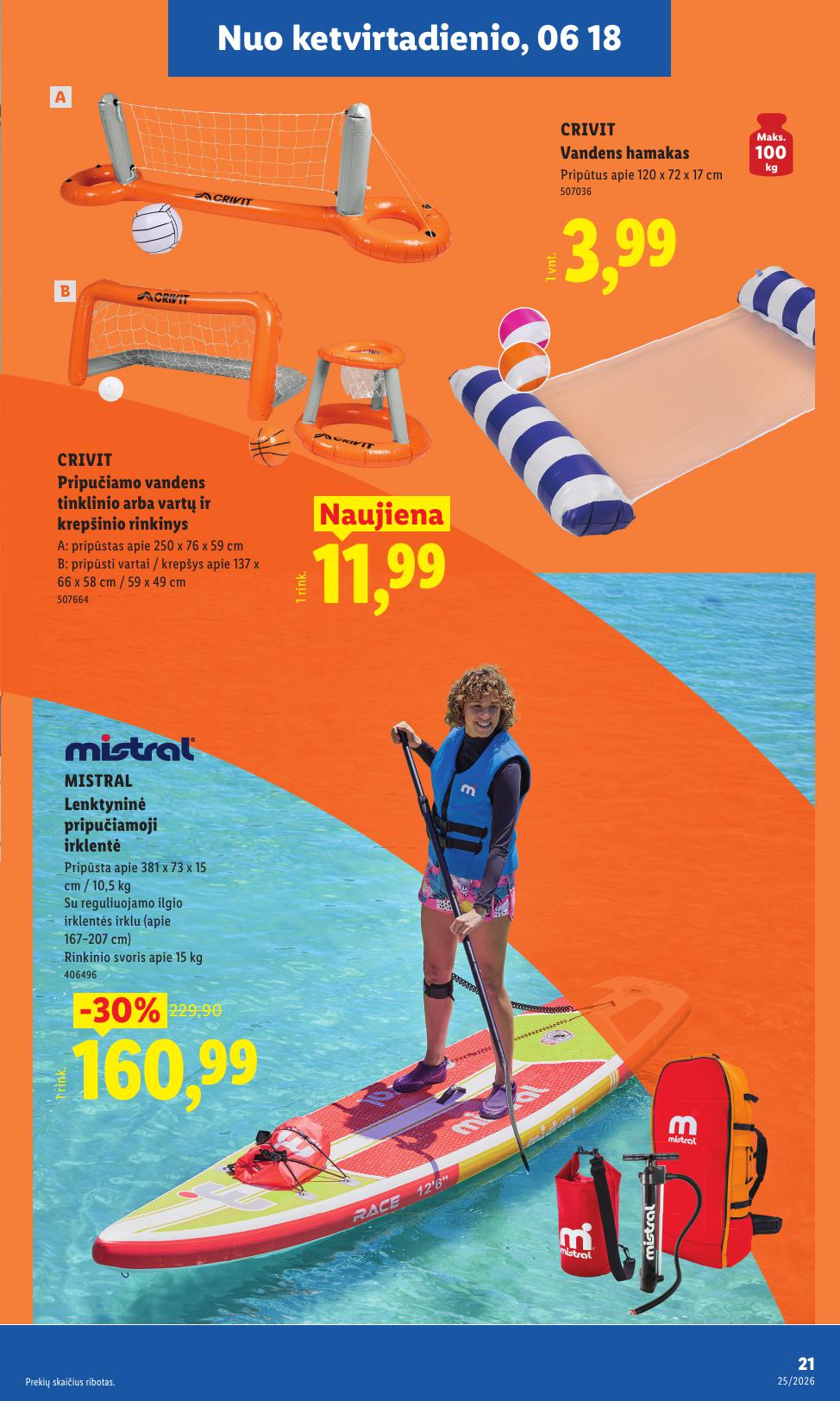 LIDL ne maisto prekių leidinys 2026.06.15 - 2026.06.21