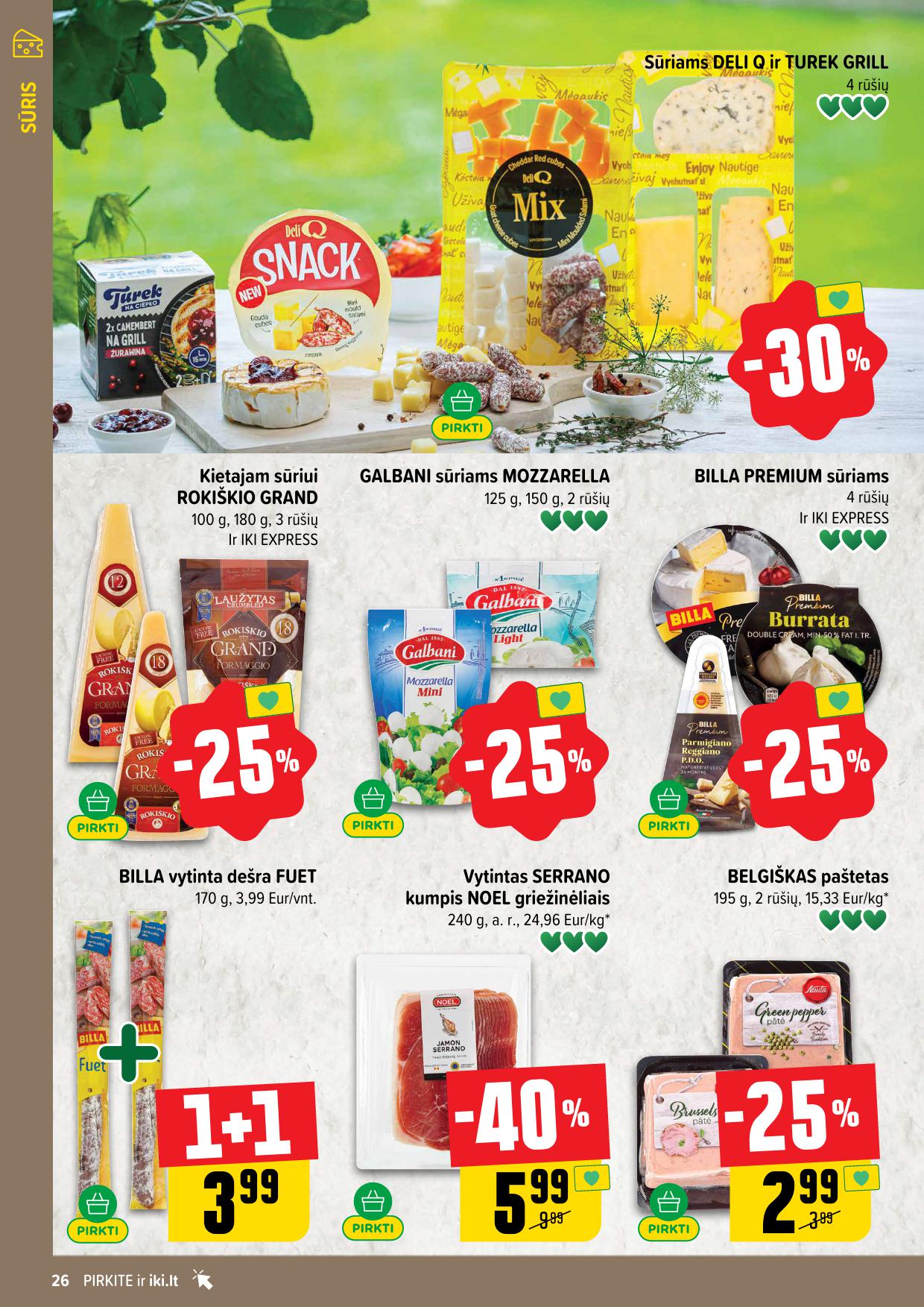 IKI SAVAITĖLĖ akcijų ir nuolaidų leidinys Nr.28 2025.07.07 - 2025.07.13