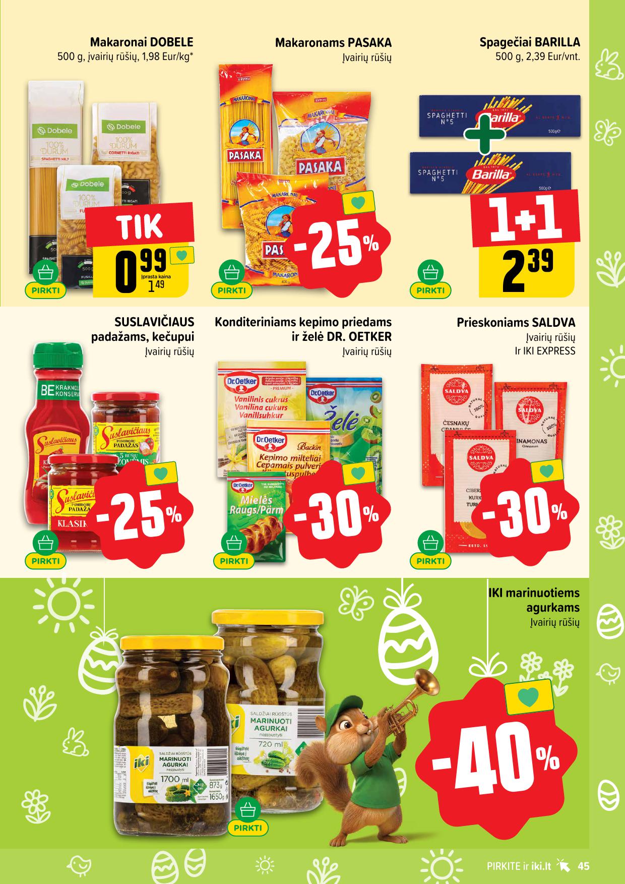 Naujausias IKI kaininis katalogas 2026.03.16 - 2026.03.22