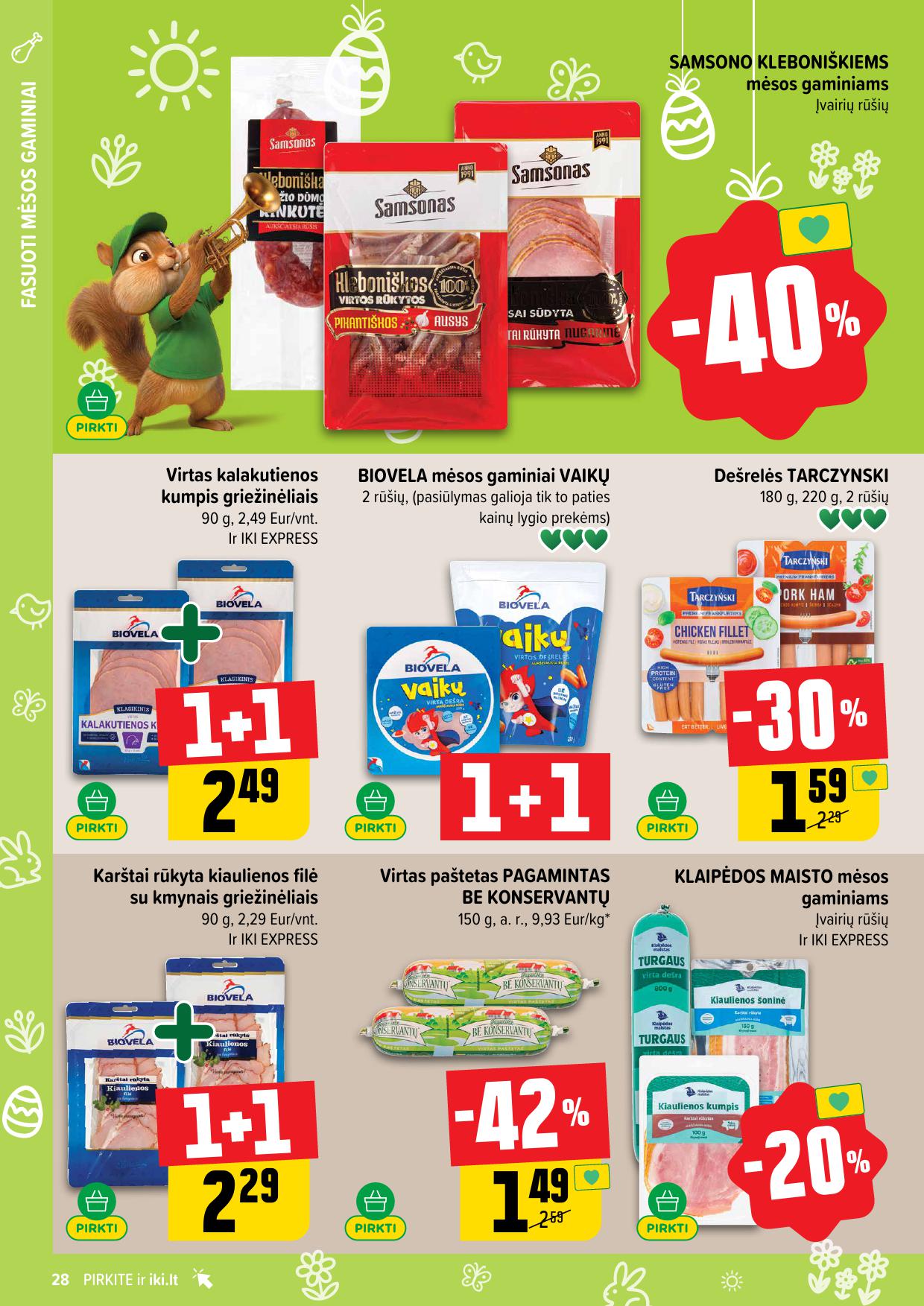 Naujausias IKI kaininis katalogas 2026.03.23 - 2026.03.29