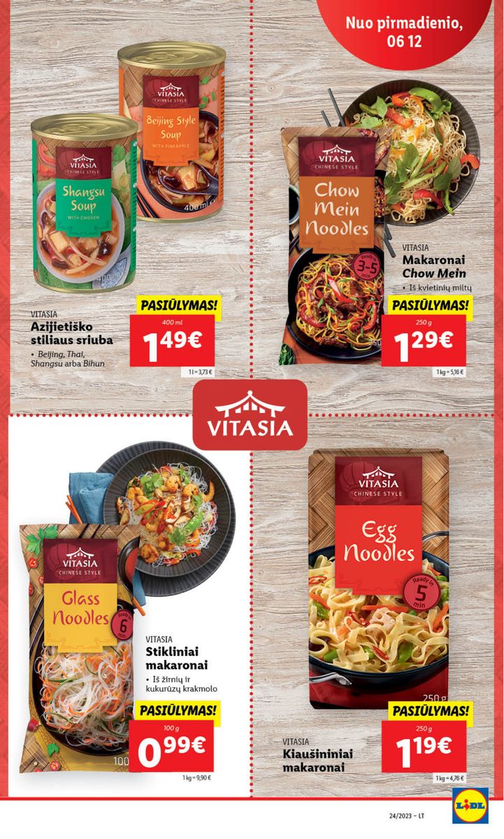 Naujausias LIDL kaininis katalogas 2023.06.12 - 2023.06.18