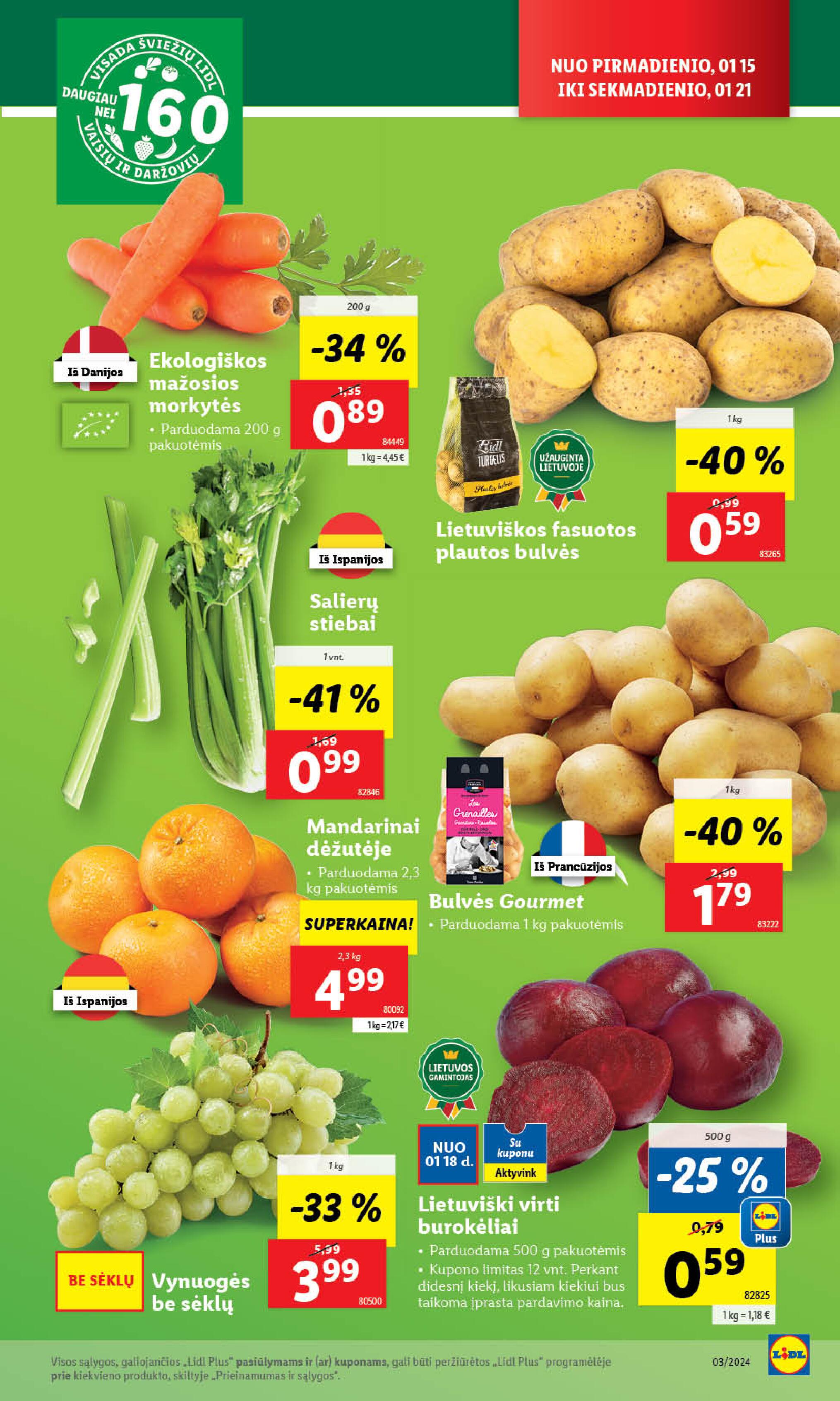 Naujausias LIDL kaininis katalogas 2024.01.15 - 2024.01.21