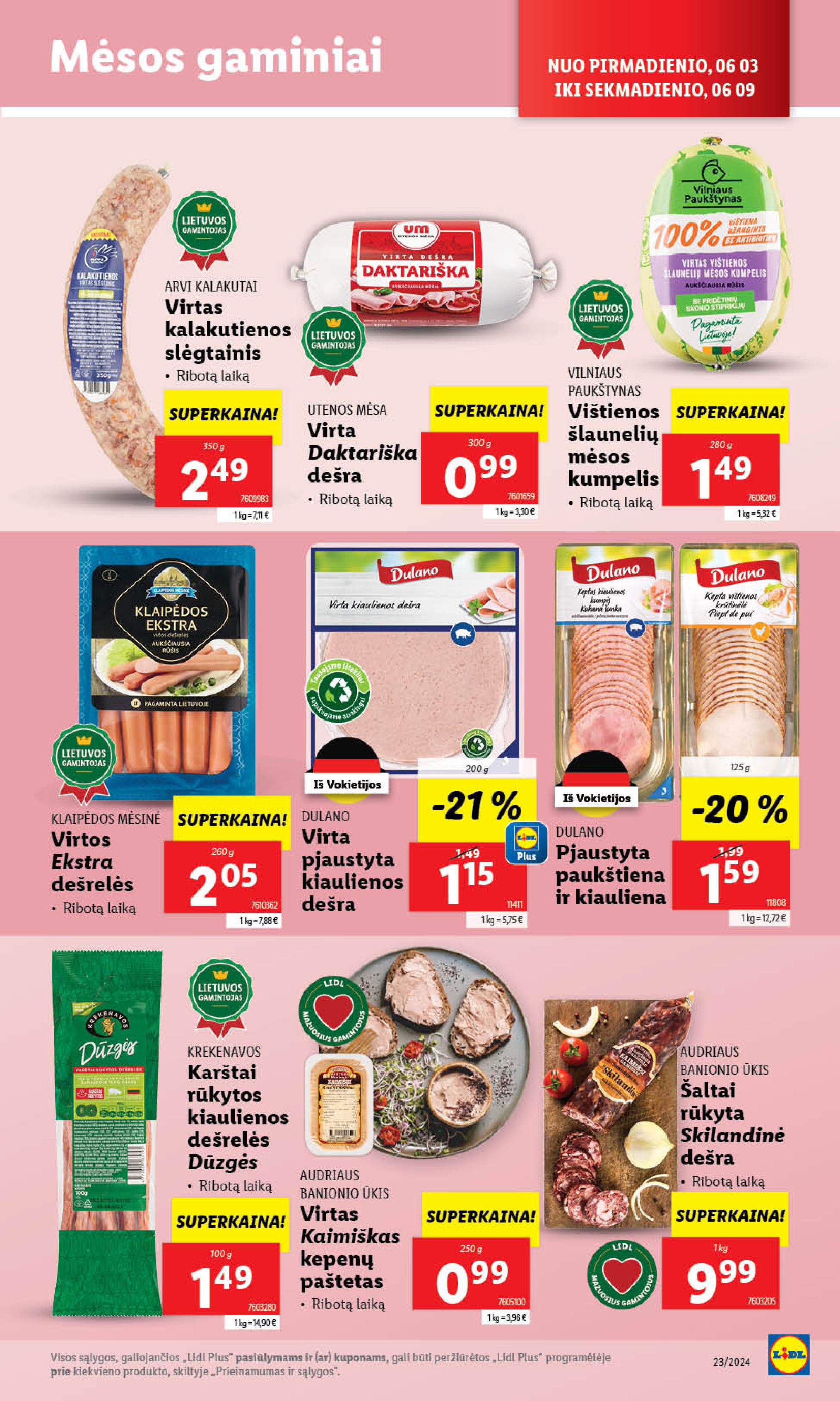 Naujausias LIDL kaininis katalogas 2024.06.03 - 2024.06.09