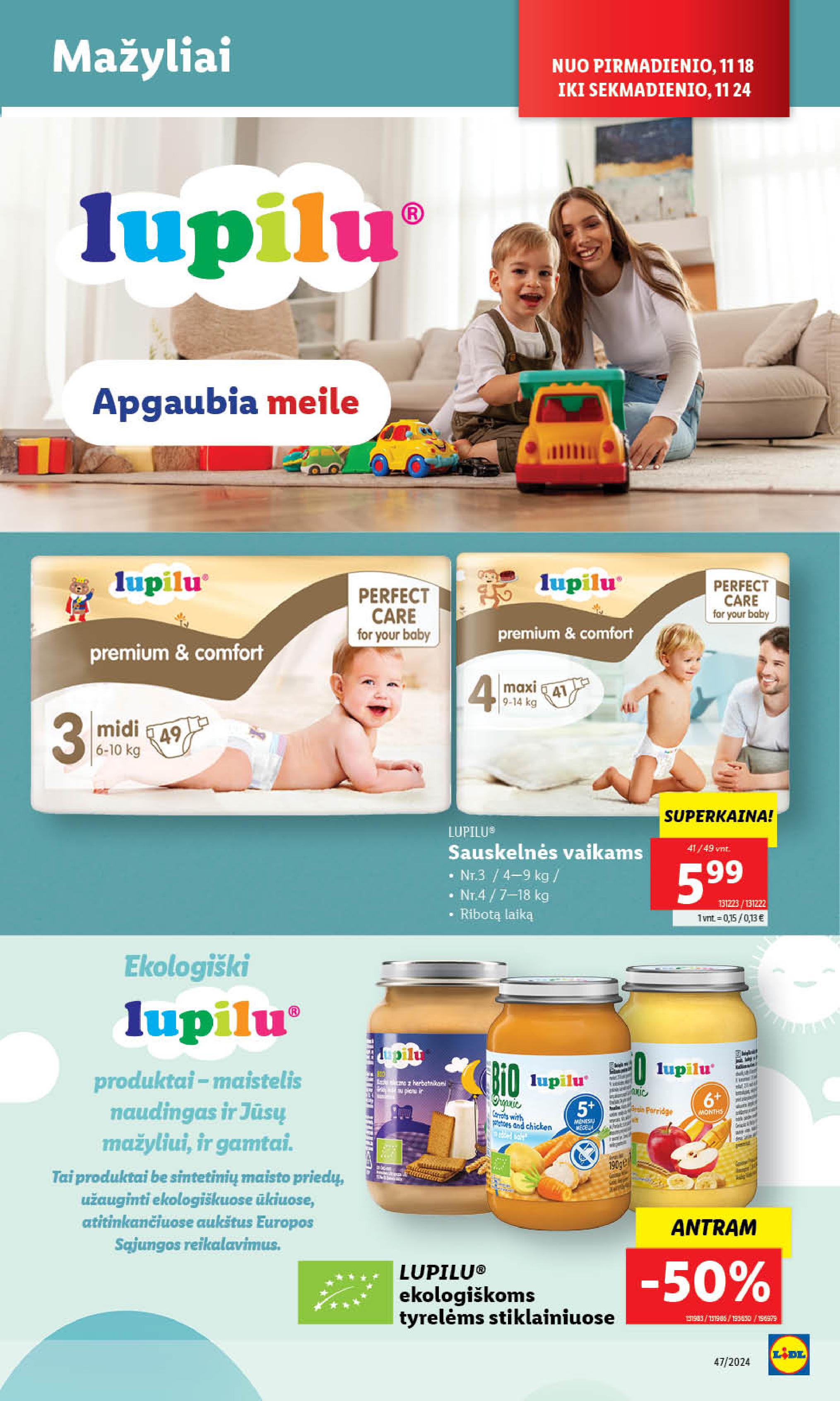 Naujausias LIDL kaininis katalogas 2024.11.18 - 2024.11.24