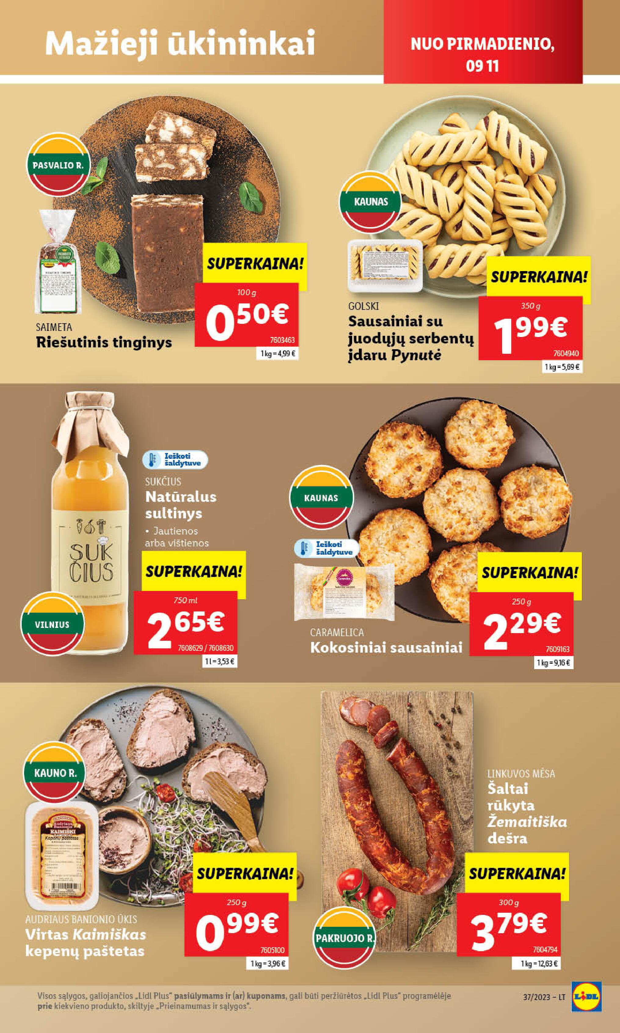Naujausias LIDL kaininis katalogas 2023.09.11 - 2023.09.17