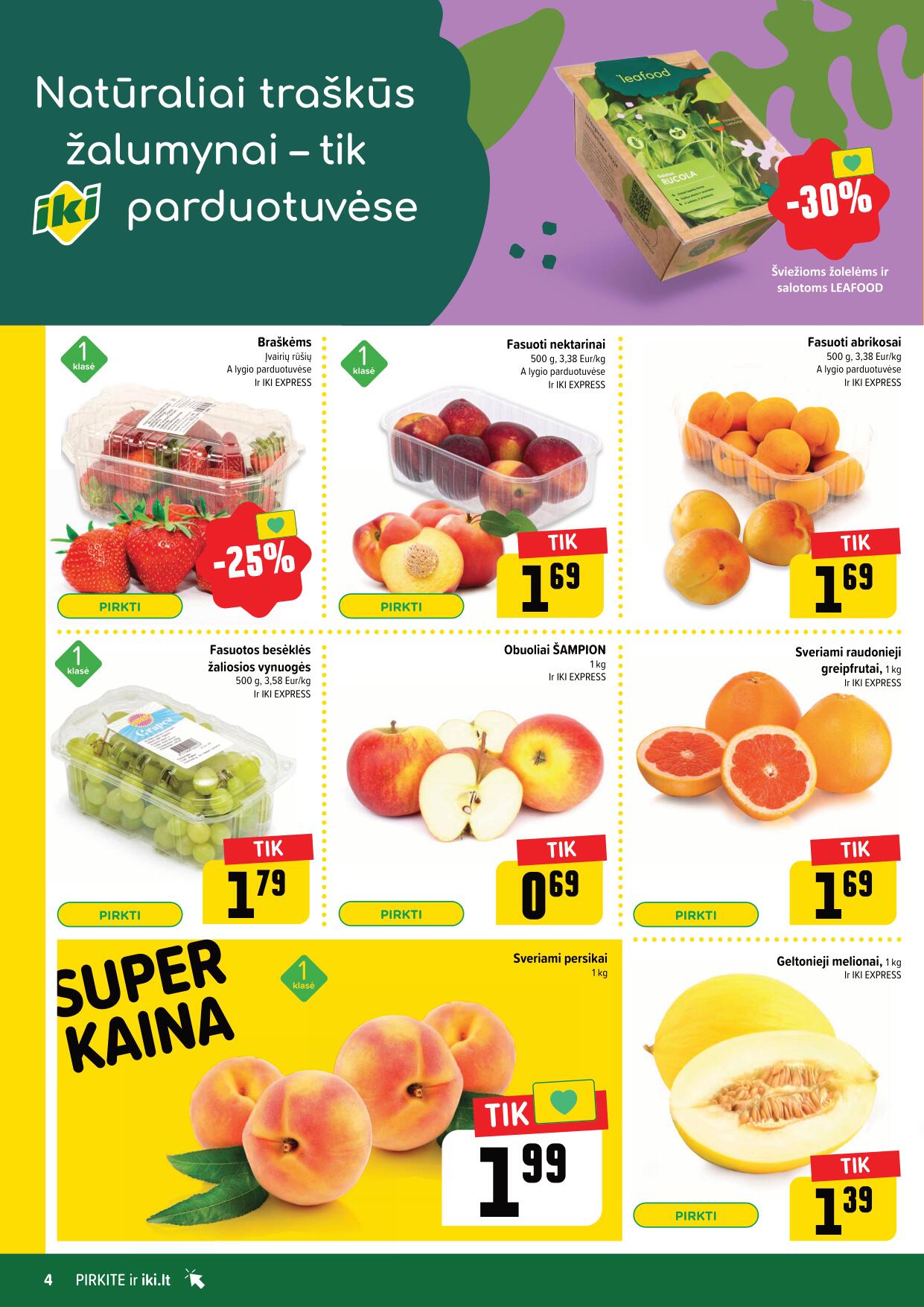 Naujausias IKI kaininis katalogas 2023.06.12 - 2023.06.18