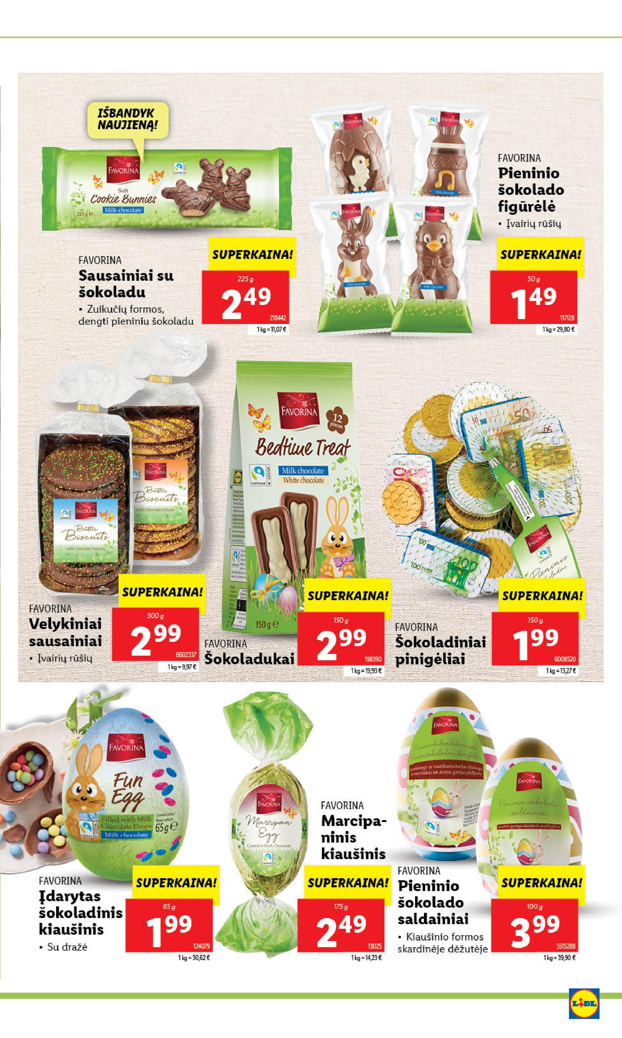 Naujausias LIDL kaininis katalogas 2025.03.31 - 2025.04.06