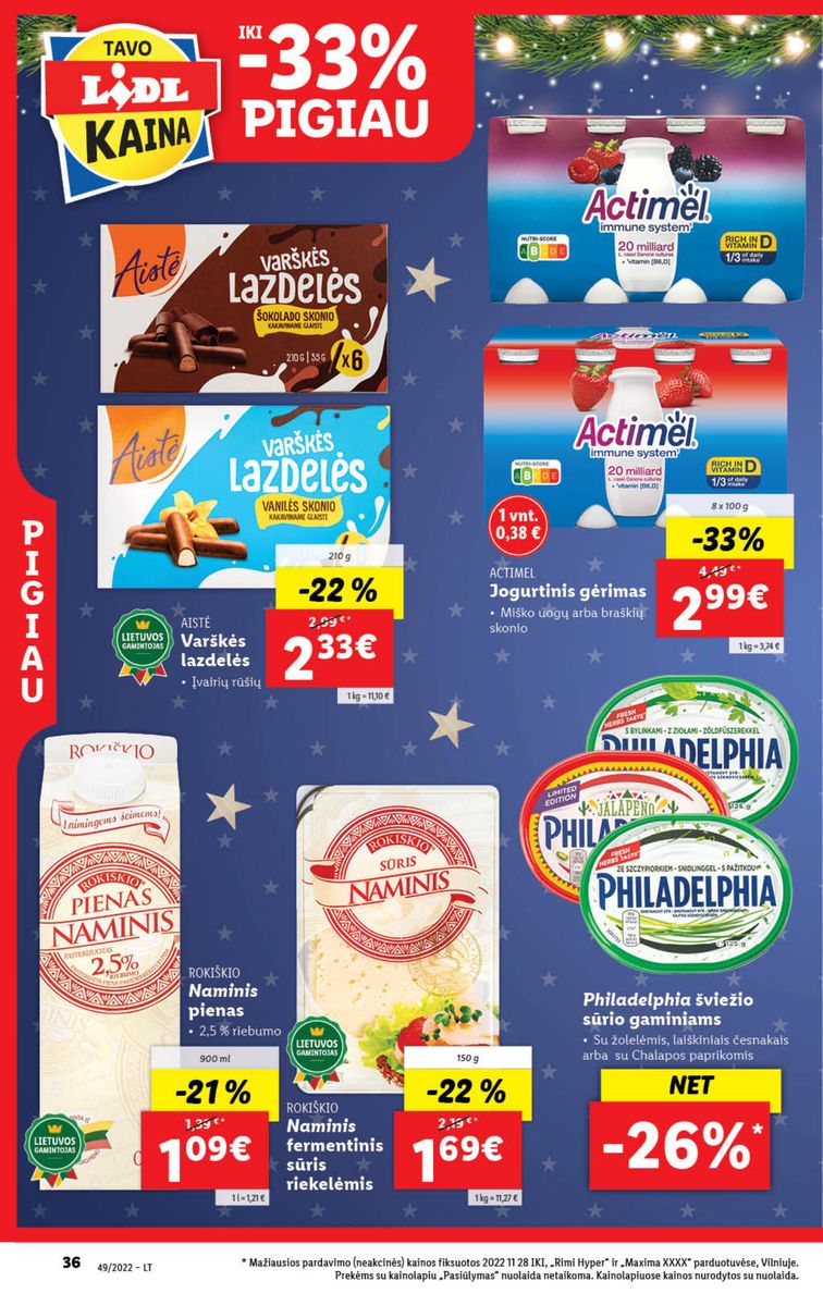 Naujausias LIDL kaininis katalogas 2022.12.05 - 2022.12.11
