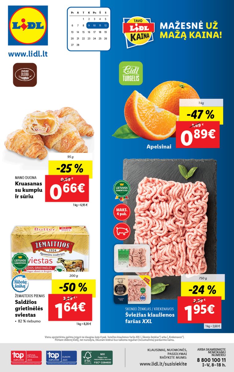 Naujausias LIDL kaininis katalogas 2023.02.06 - 2023.02.12