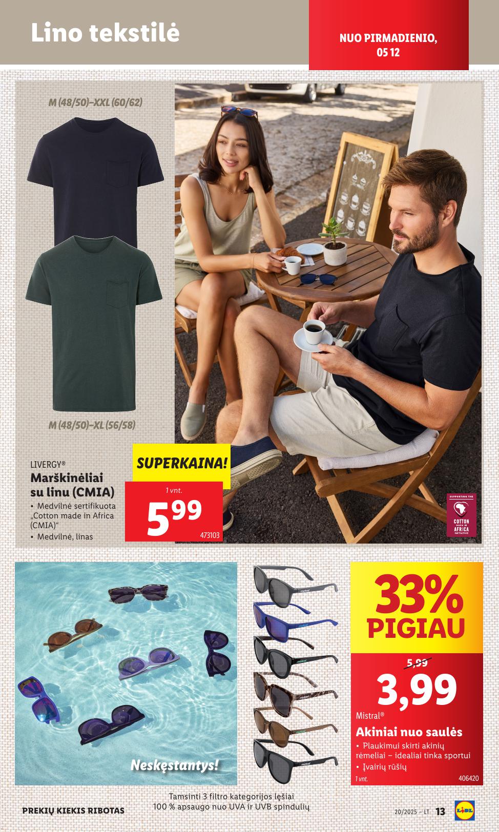 LIDL ne maisto prekių leidinys 2025.05.12 - 2025.05.18