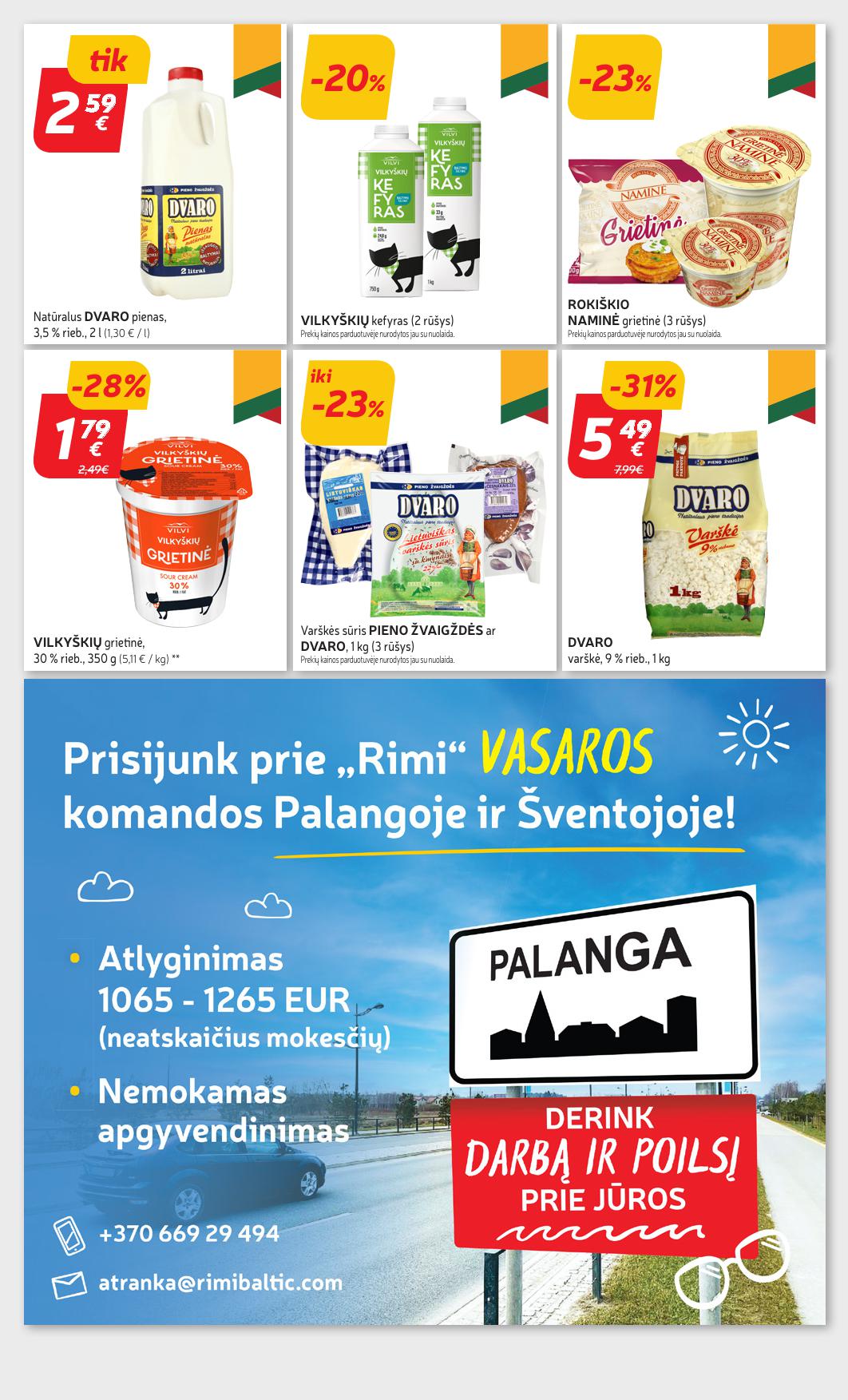Naujausias RIMI kaininis katalogas 2025.03.25 - 2025.03.31