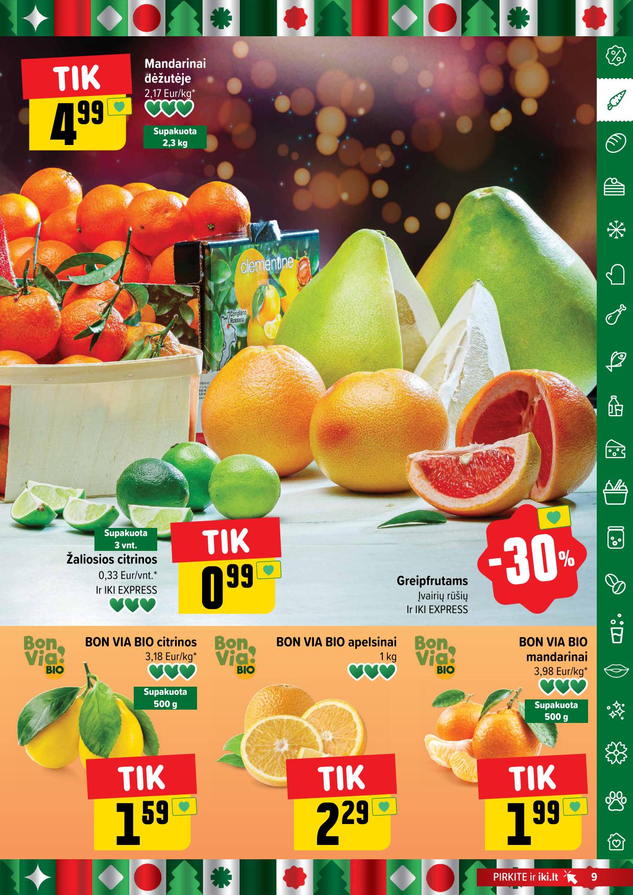 Naujausias IKI kaininis katalogas 2025.12.01 - 2025.12.07