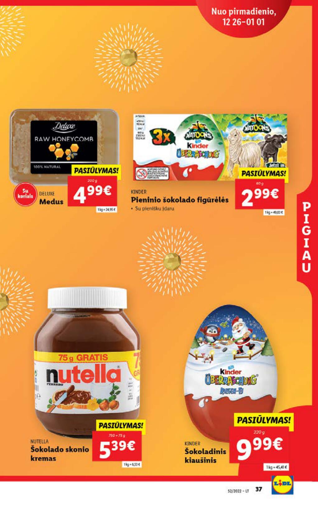 Naujausias LIDL kaininis katalogas 2022.12.26 - 2023.01.01