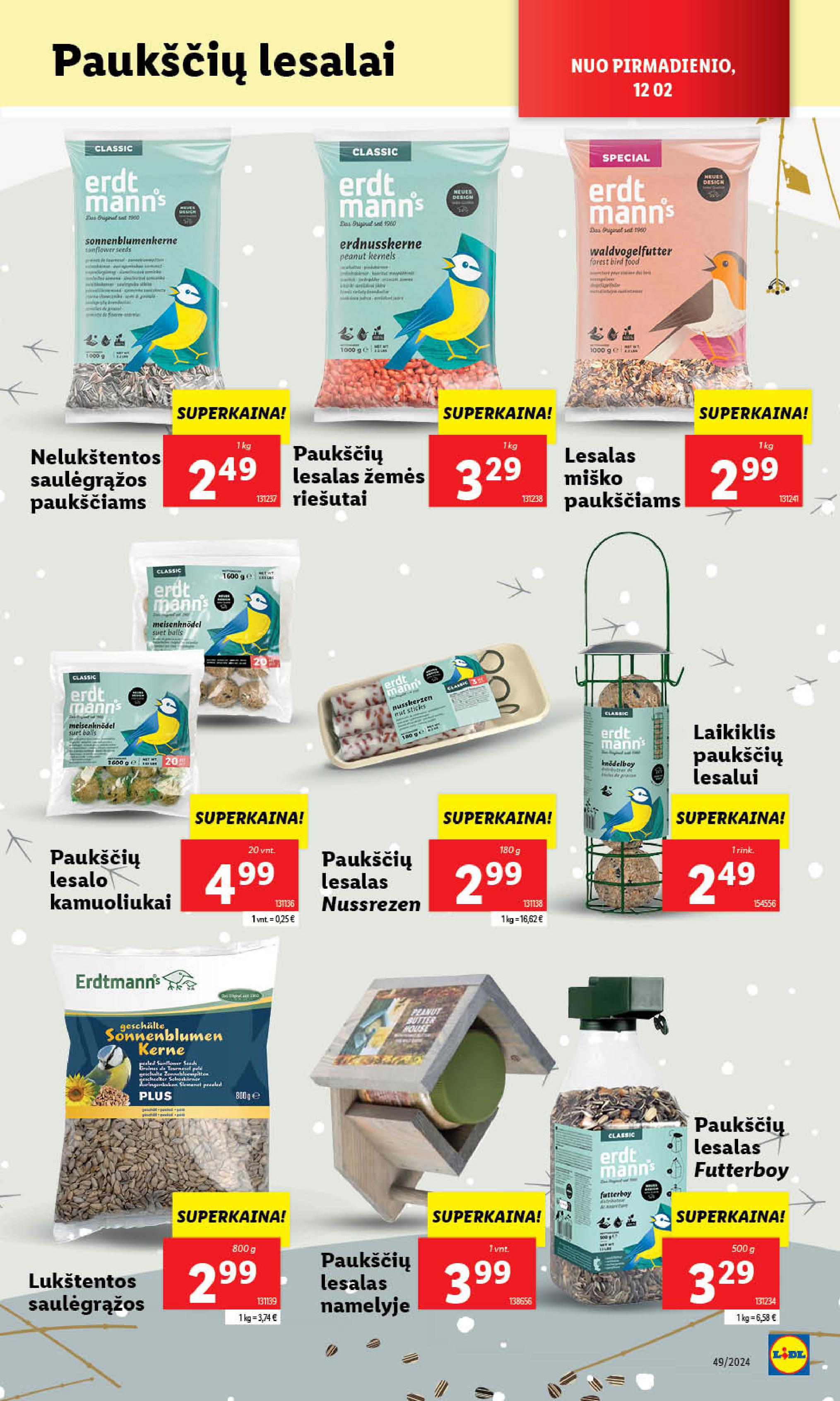 Naujausias LIDL kaininis katalogas 2024.12.02 - 2024.12.08