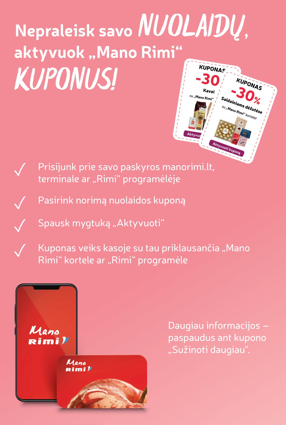 Naujausias RIMI kaininis katalogas 2023.08.01 - 2023.08.07
