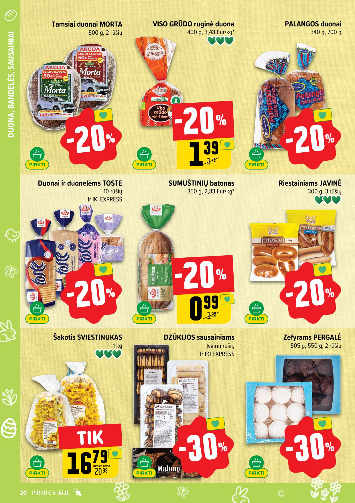 Naujausias IKI kaininis katalogas 2026.03.23 - 2026.03.29