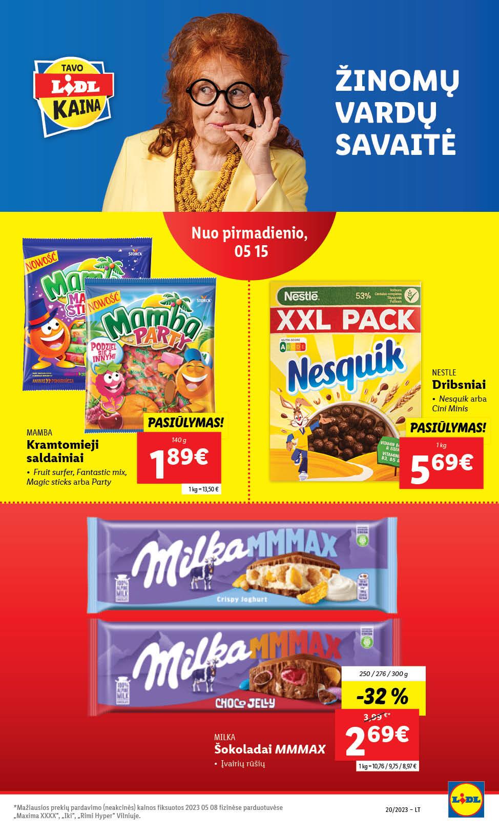 Naujausias LIDL kaininis katalogas 2023.05.15 - 2023.05.21