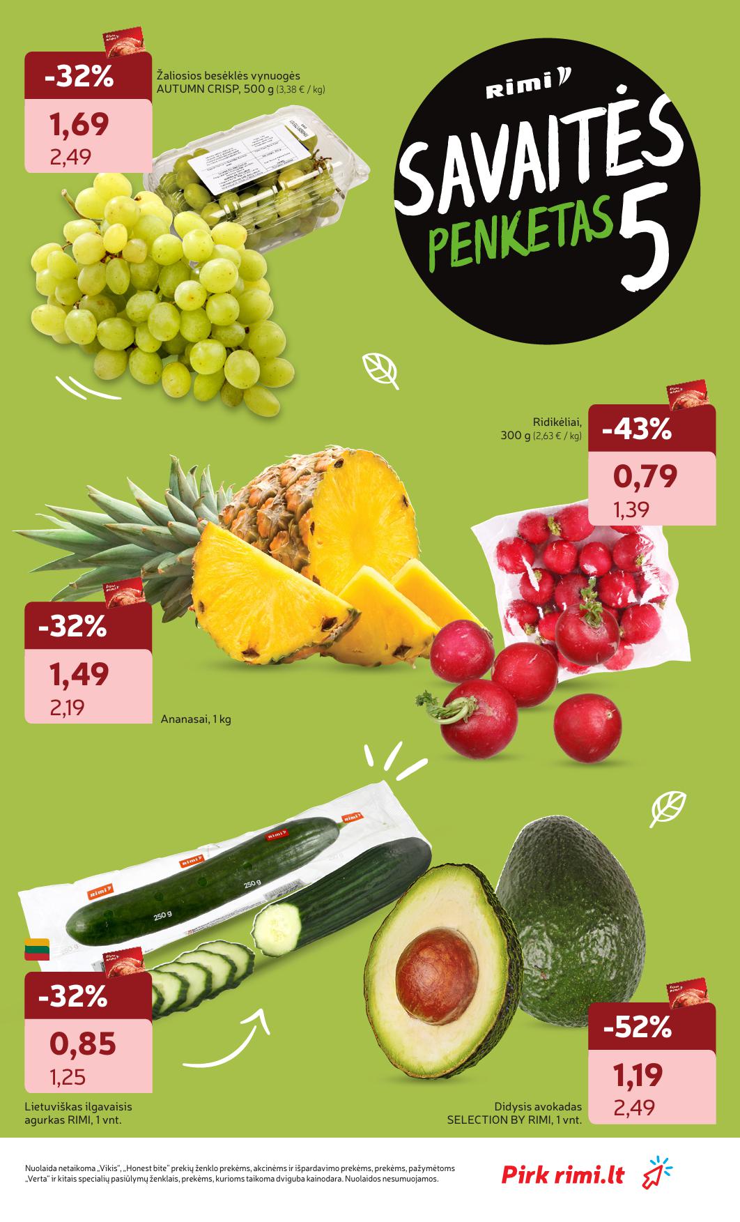 Naujausias RIMI kaininis katalogas 2026.03.31 - 2026.04.06