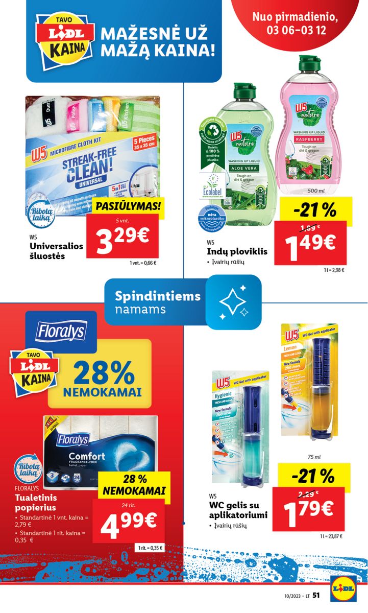 Naujausias LIDL kaininis katalogas 2023.03.06 - 2023.03.12