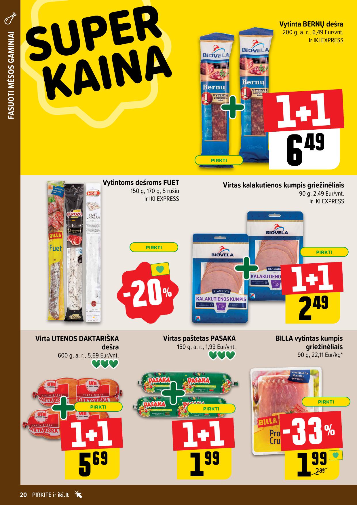 Naujausias IKI kaininis katalogas 2025.01.06 - 2025.01.12