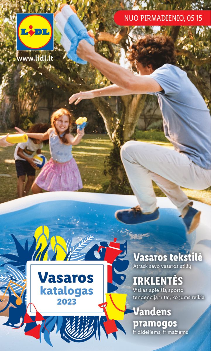 LIDL Vasaros katalogas 2023