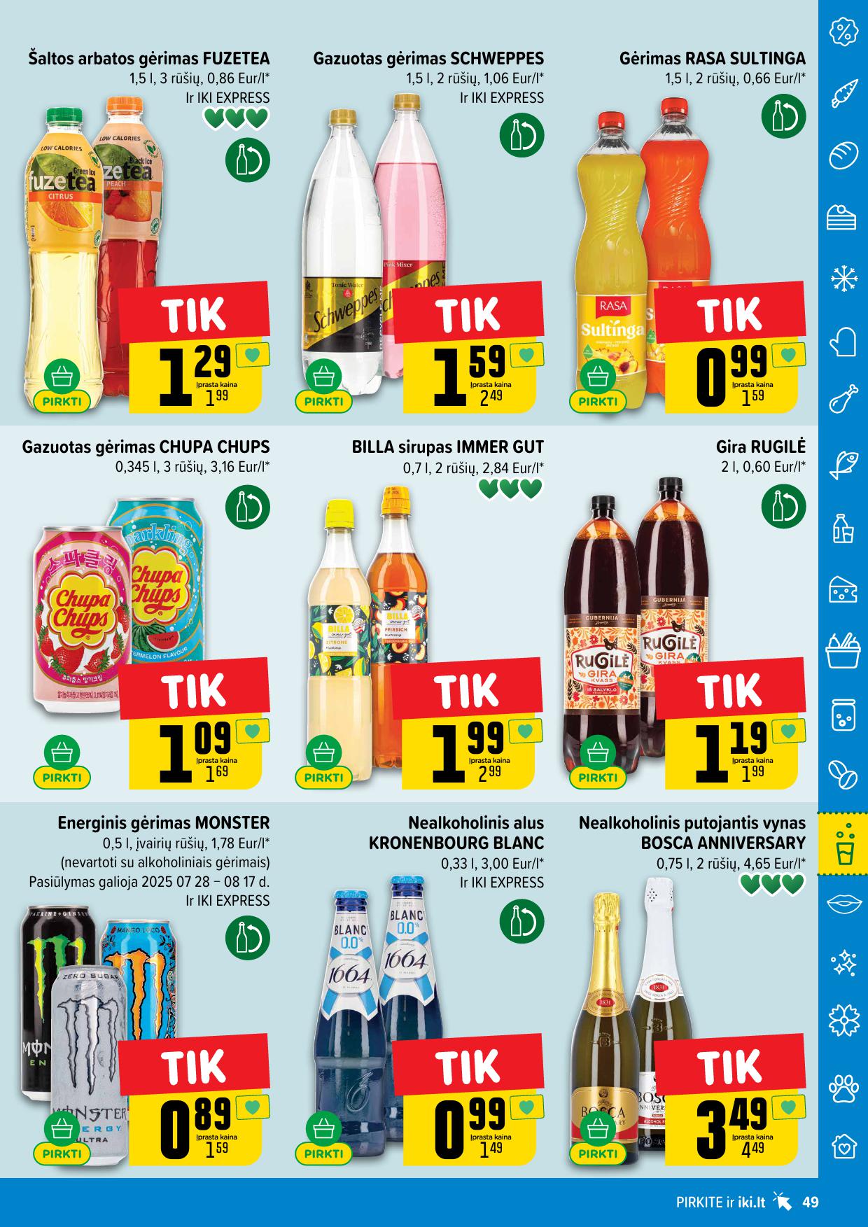 Naujausias IKI kaininis katalogas 2025.07.28 - 2025.08.03
