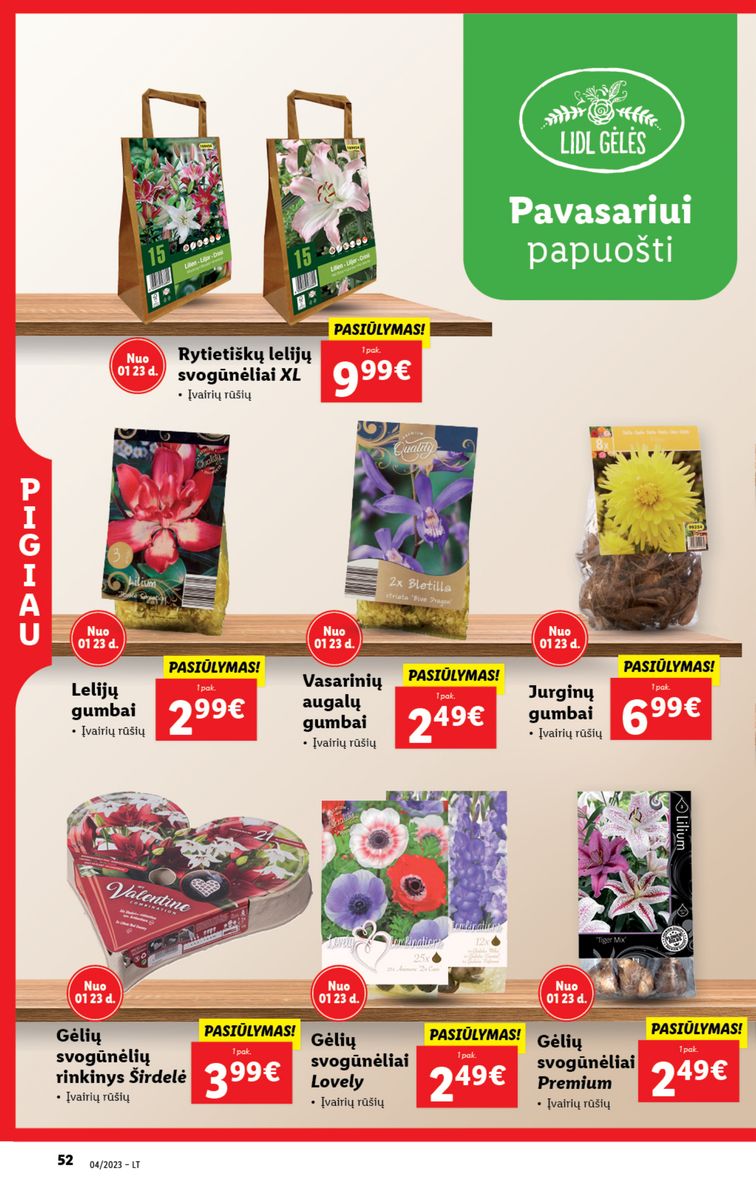 Naujausias LIDL kaininis katalogas 2023.01.23 - 2023.01.29
