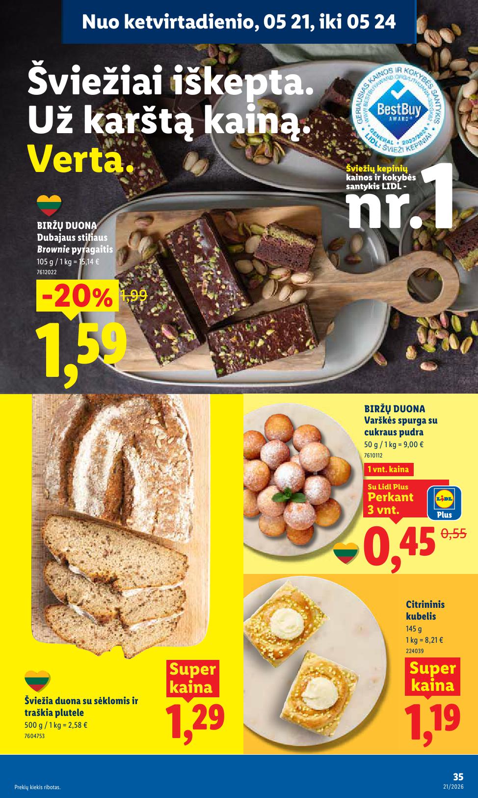 Naujausias LIDL kaininis katalogas 2026.05.18 - 2026.05.24