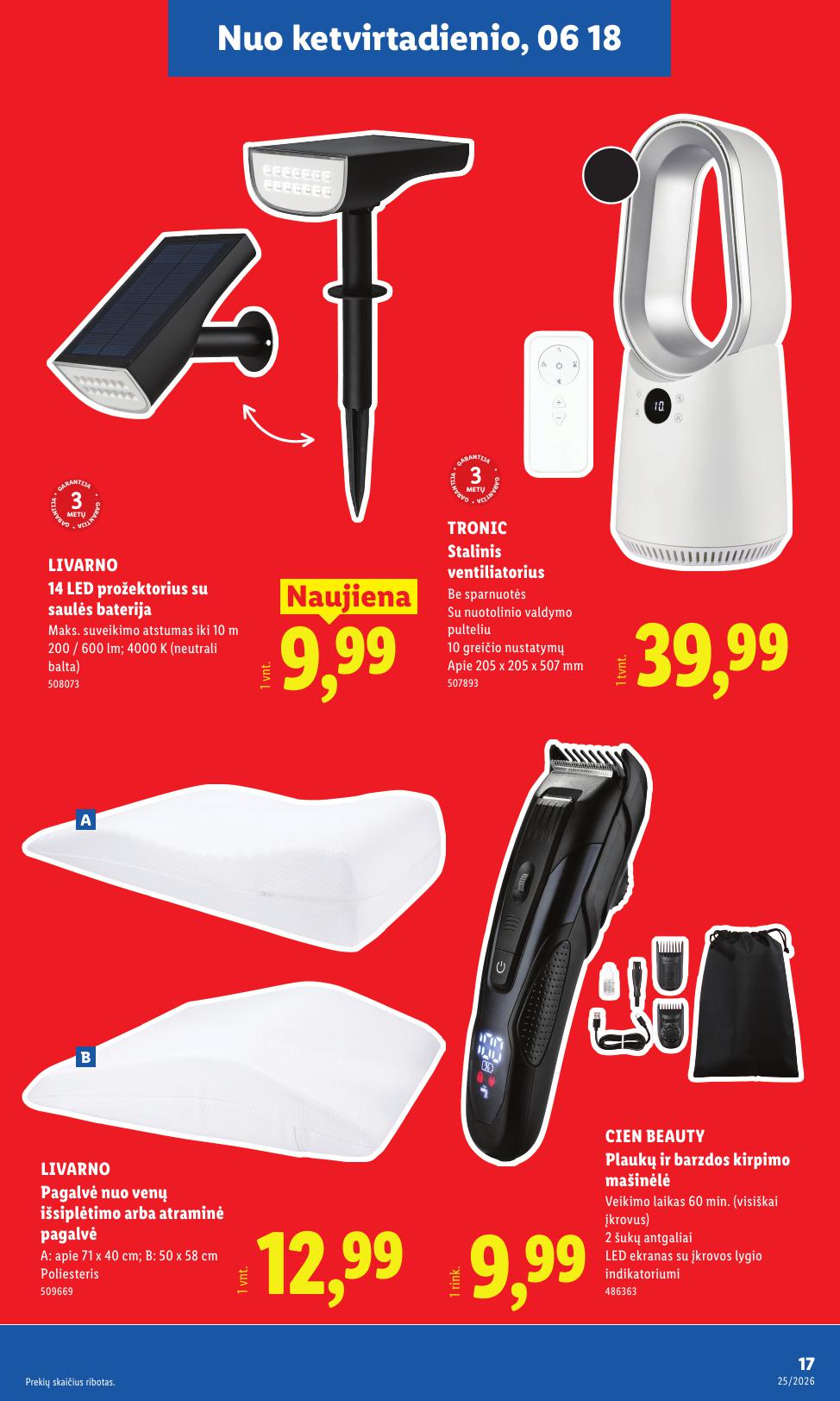 LIDL ne maisto prekių leidinys 2026.06.15 - 2026.06.21