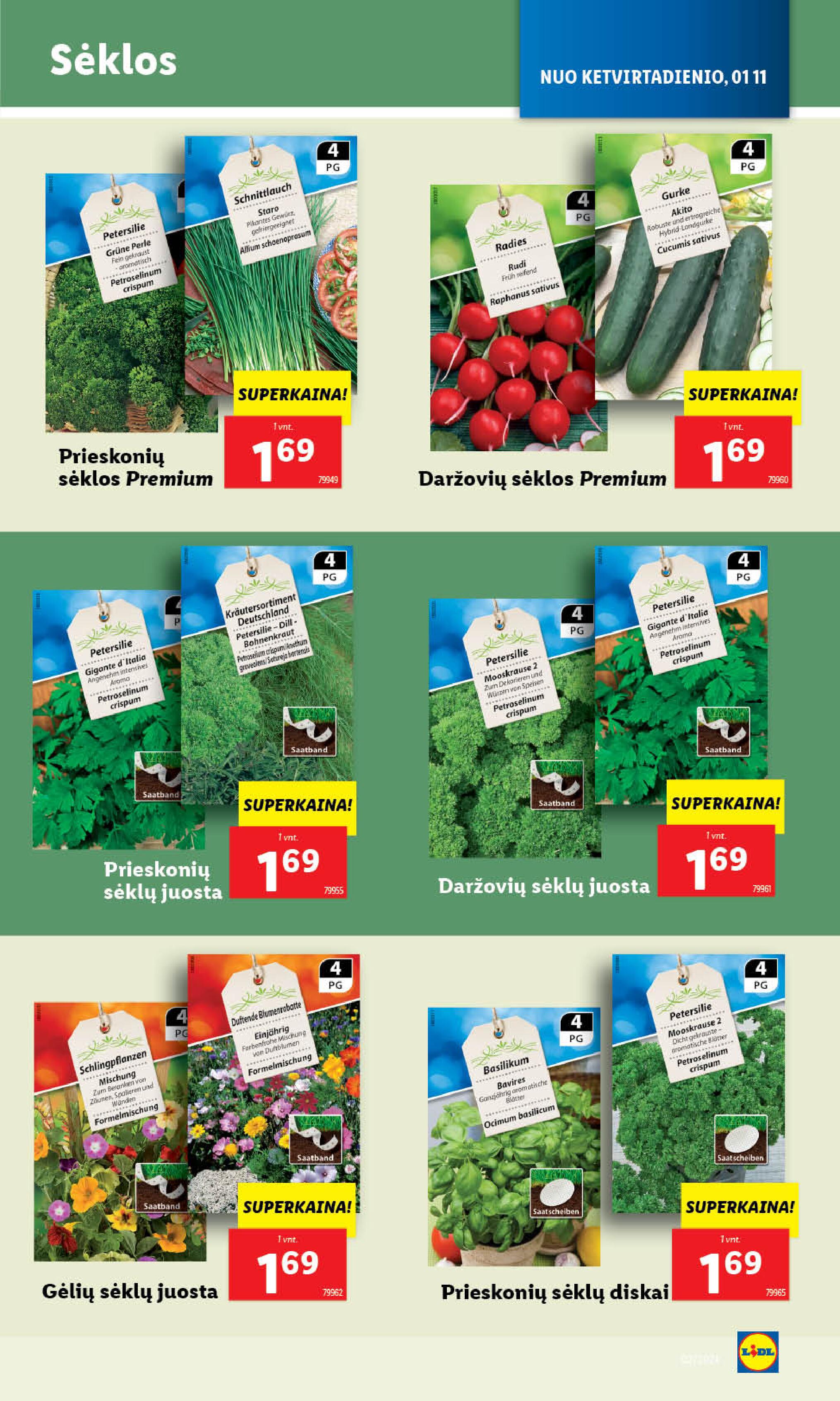 Naujausias LIDL kaininis katalogas 2024.01.08 - 2024.01.14