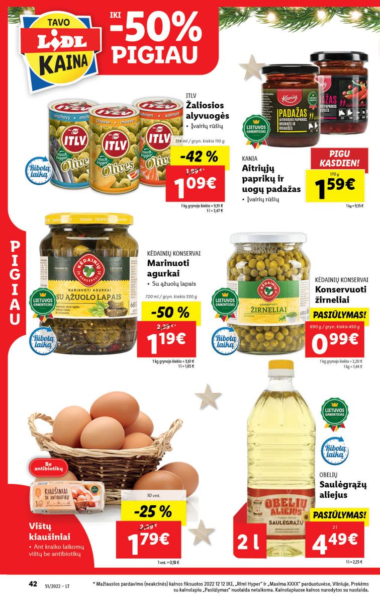 Naujausias LIDL kaininis katalogas 2022.12.19 - 2022.12.25