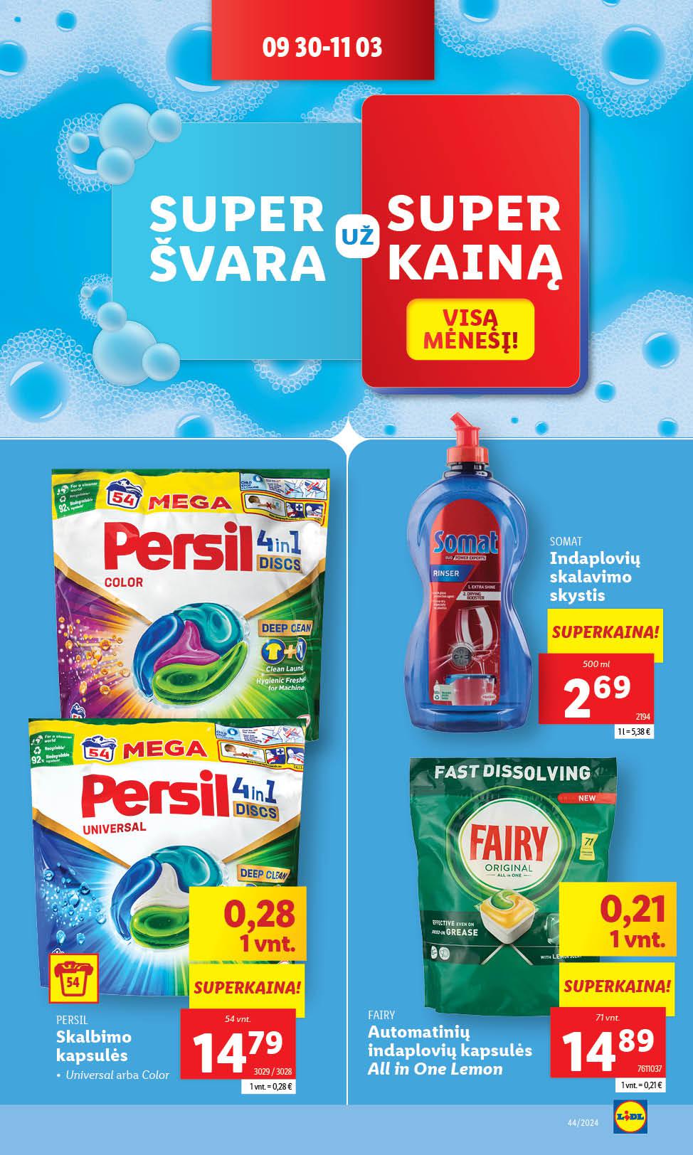 Naujausias LIDL kaininis katalogas 2024.10.28 - 2024.11.03