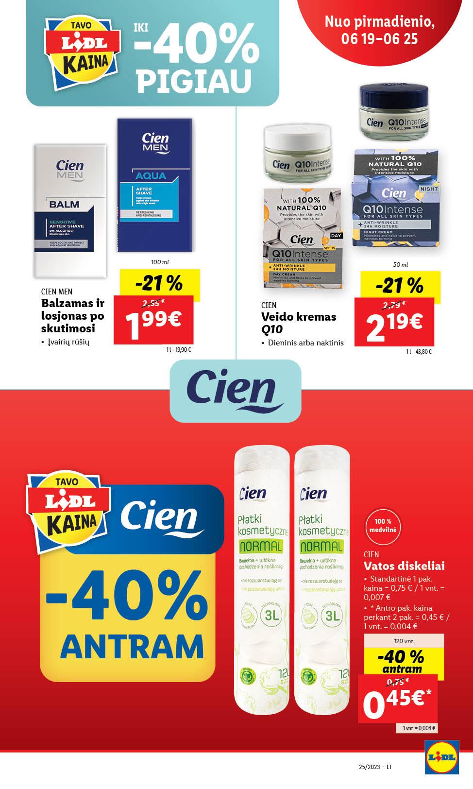 Naujausias LIDL kaininis katalogas 2023.06.19 - 2023.06.25