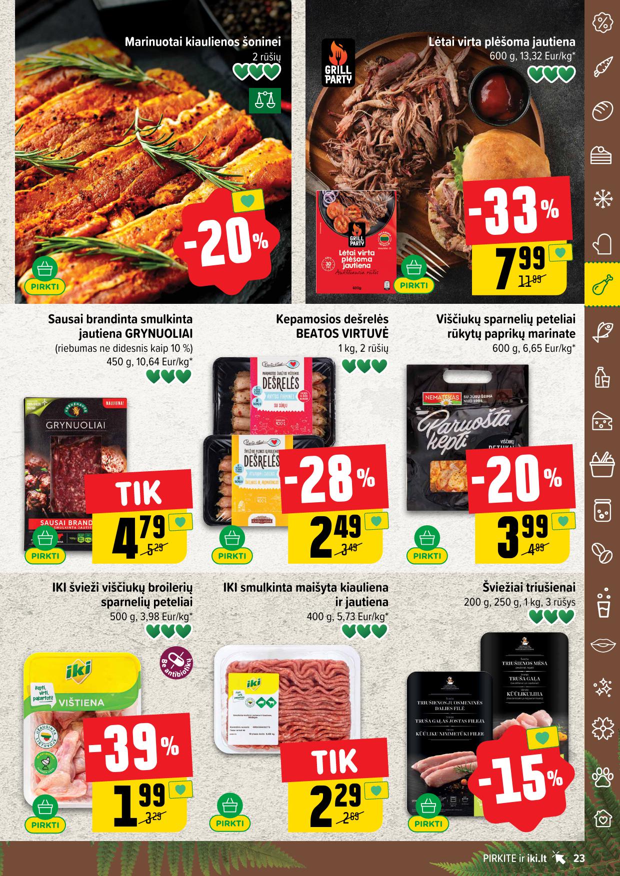 IKI SAVAITĖLĖ akcijų ir nuolaidų leidinys Nr.26 2025.06.23 - 2025.06.29