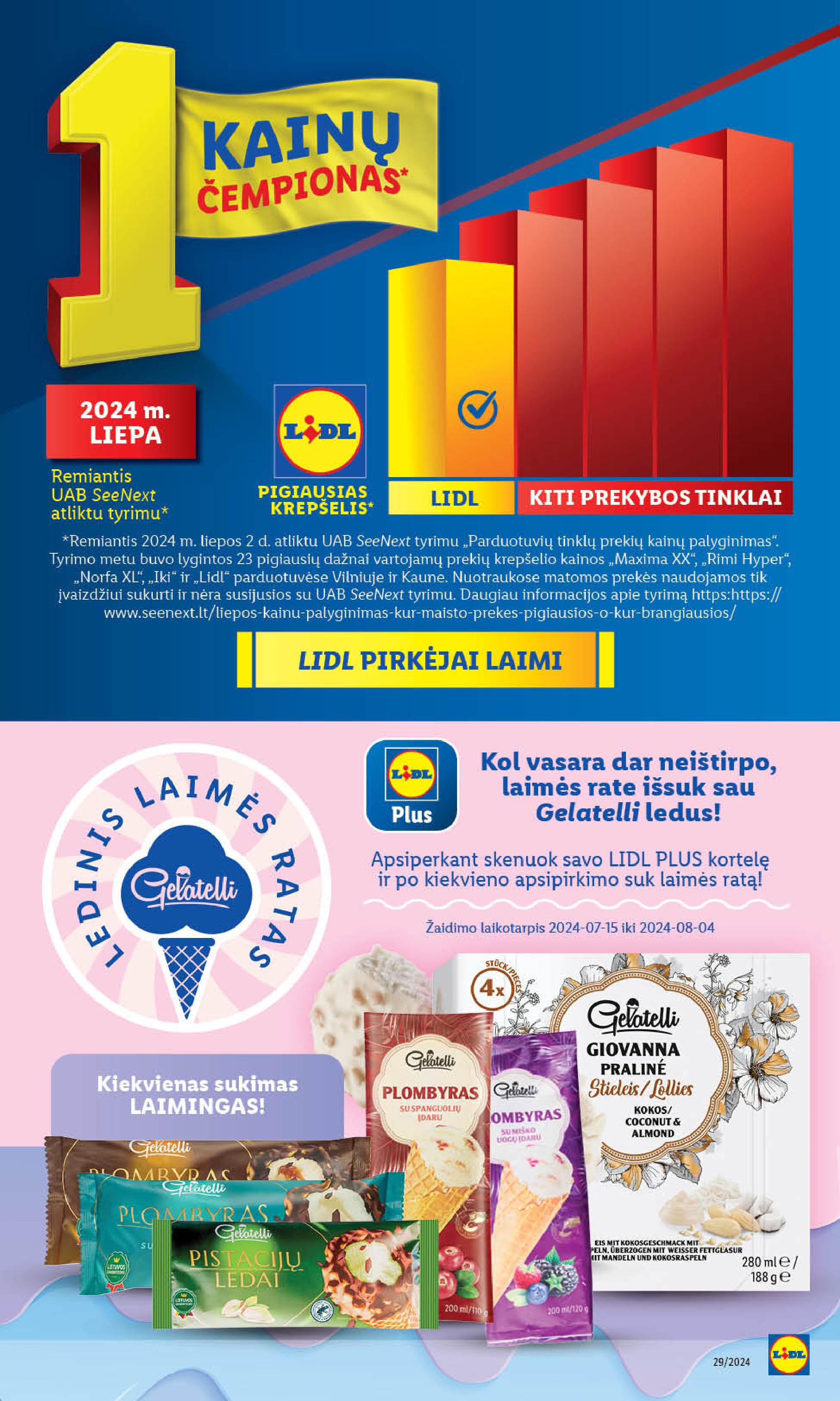 Naujausias LIDL kaininis katalogas 2024.07.15 - 2024.07.21