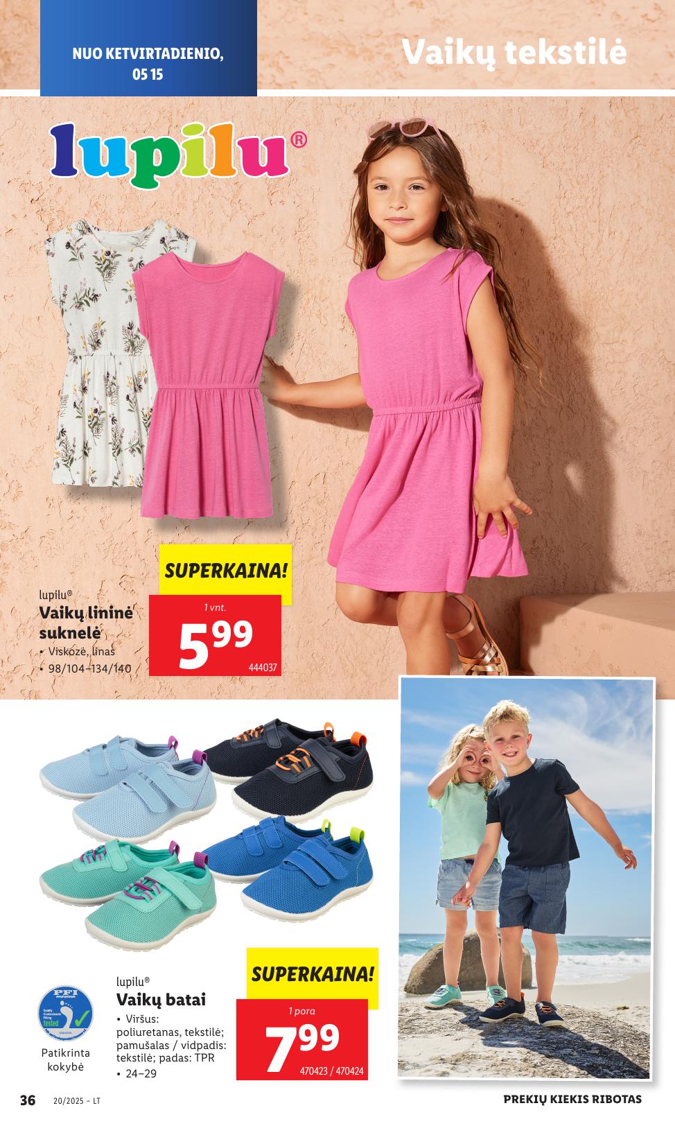 LIDL ne maisto prekių leidinys 2025.05.12 - 2025.05.18