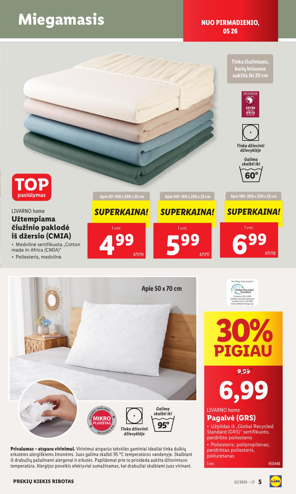 LIDL ne maisto prekių leidinys 2025.05.26 - 2025.06.01