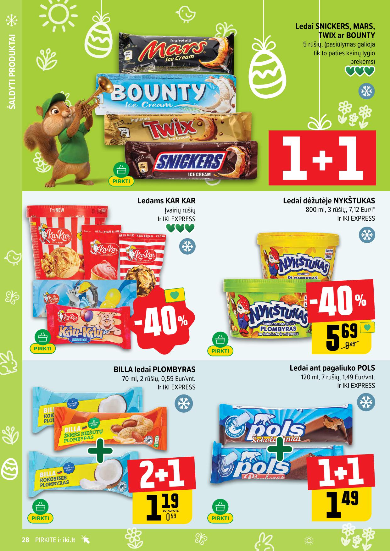 Naujausias IKI kaininis katalogas 2026.03.16 - 2026.03.22