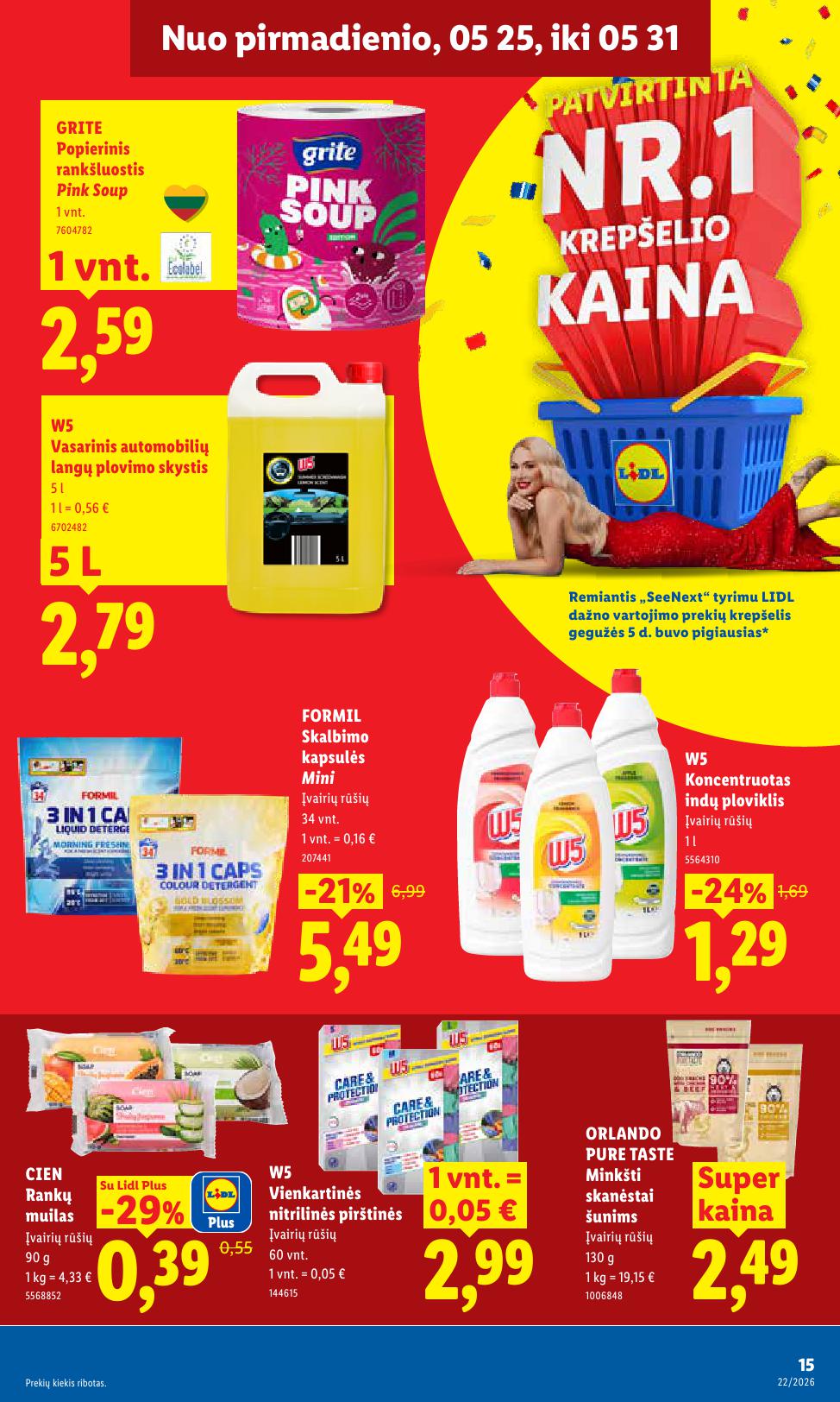 Naujausias LIDL kaininis katalogas 2026.05.25 - 2026.05.31