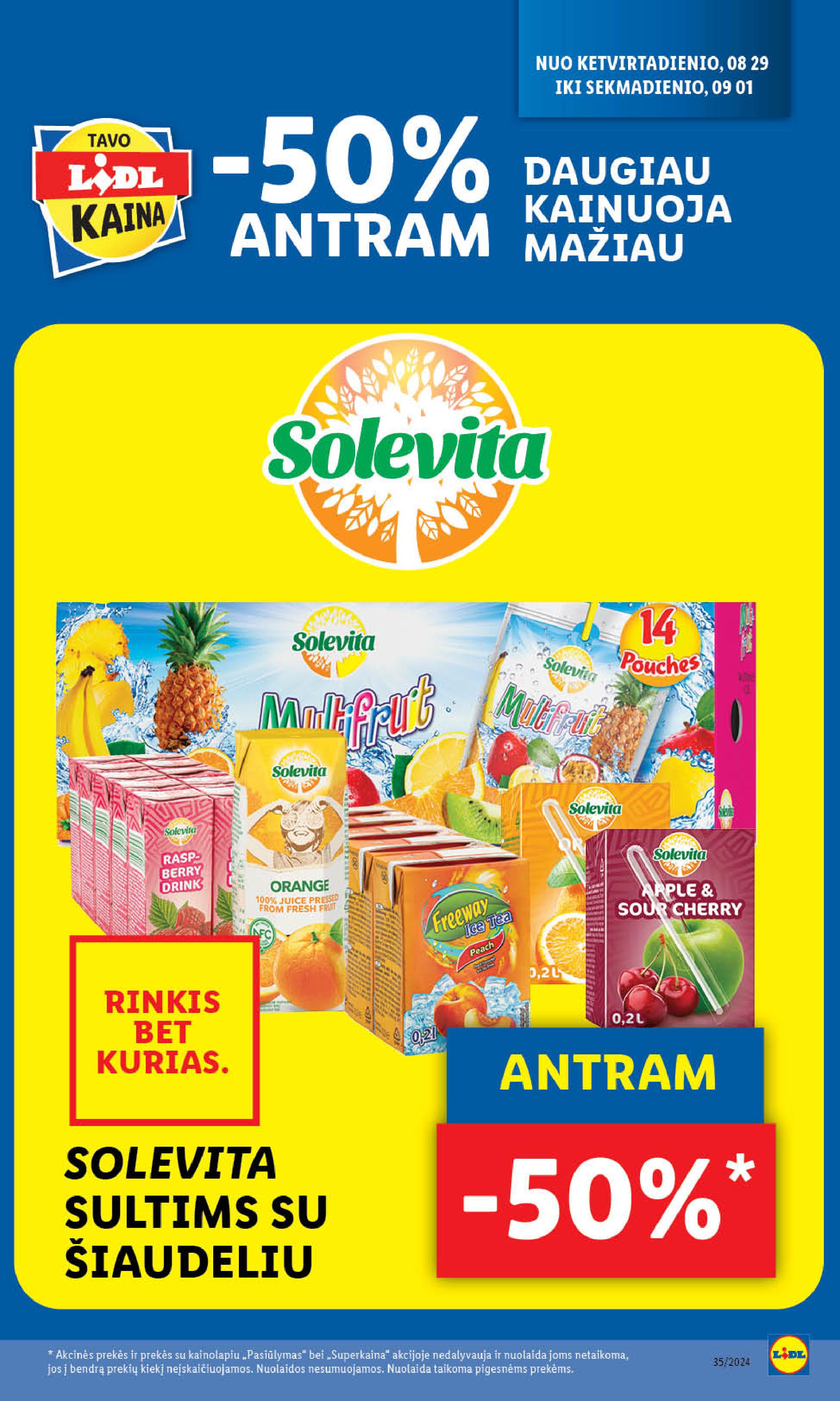 Naujausias LIDL kaininis katalogas 2024.08.26 - 2024.09.01